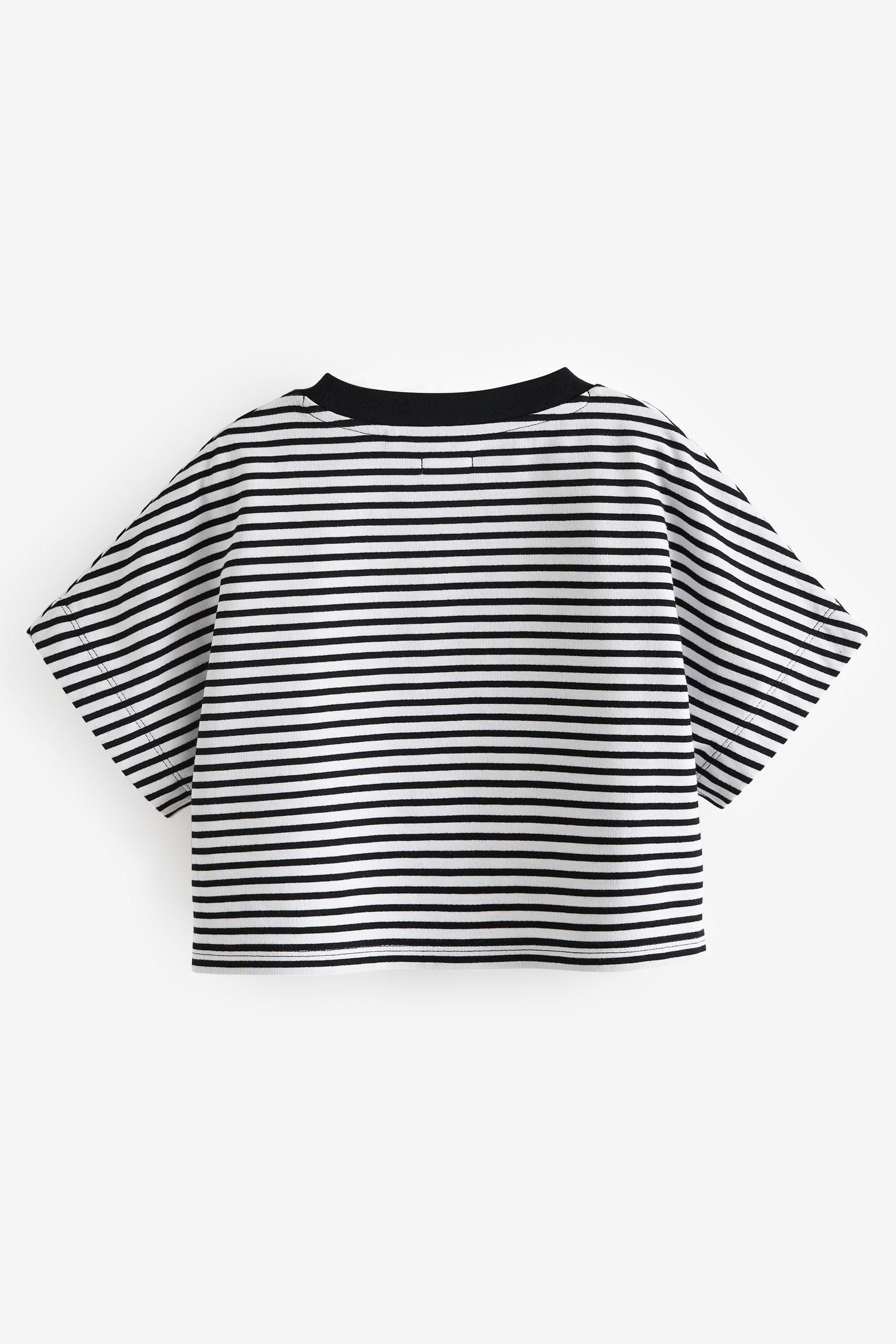 Monochrome 100% Cotton Boxy T-Shirts 3 Pack (3-16yrs)