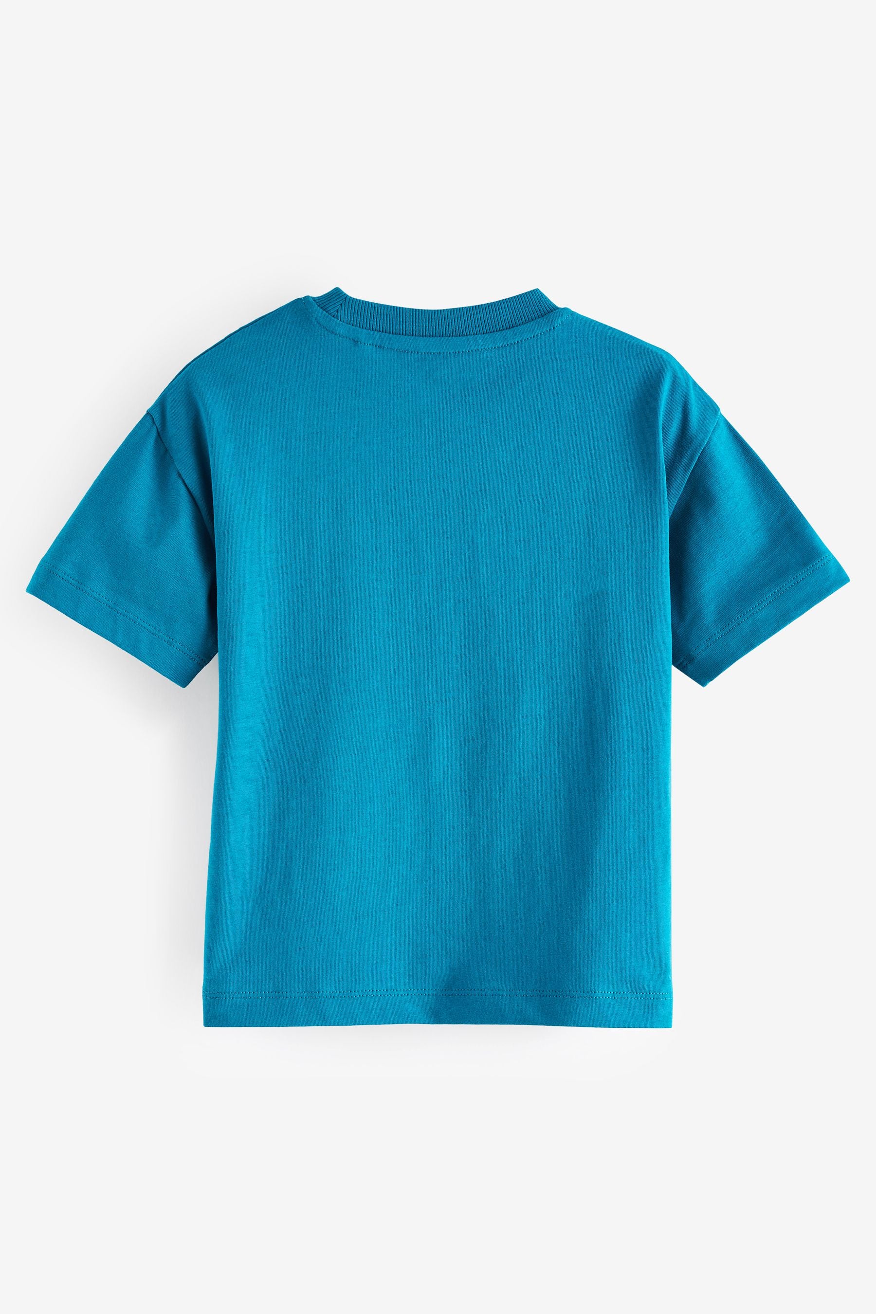 Blue Simple Short Sleeve T-Shirt (3mths-7yrs)