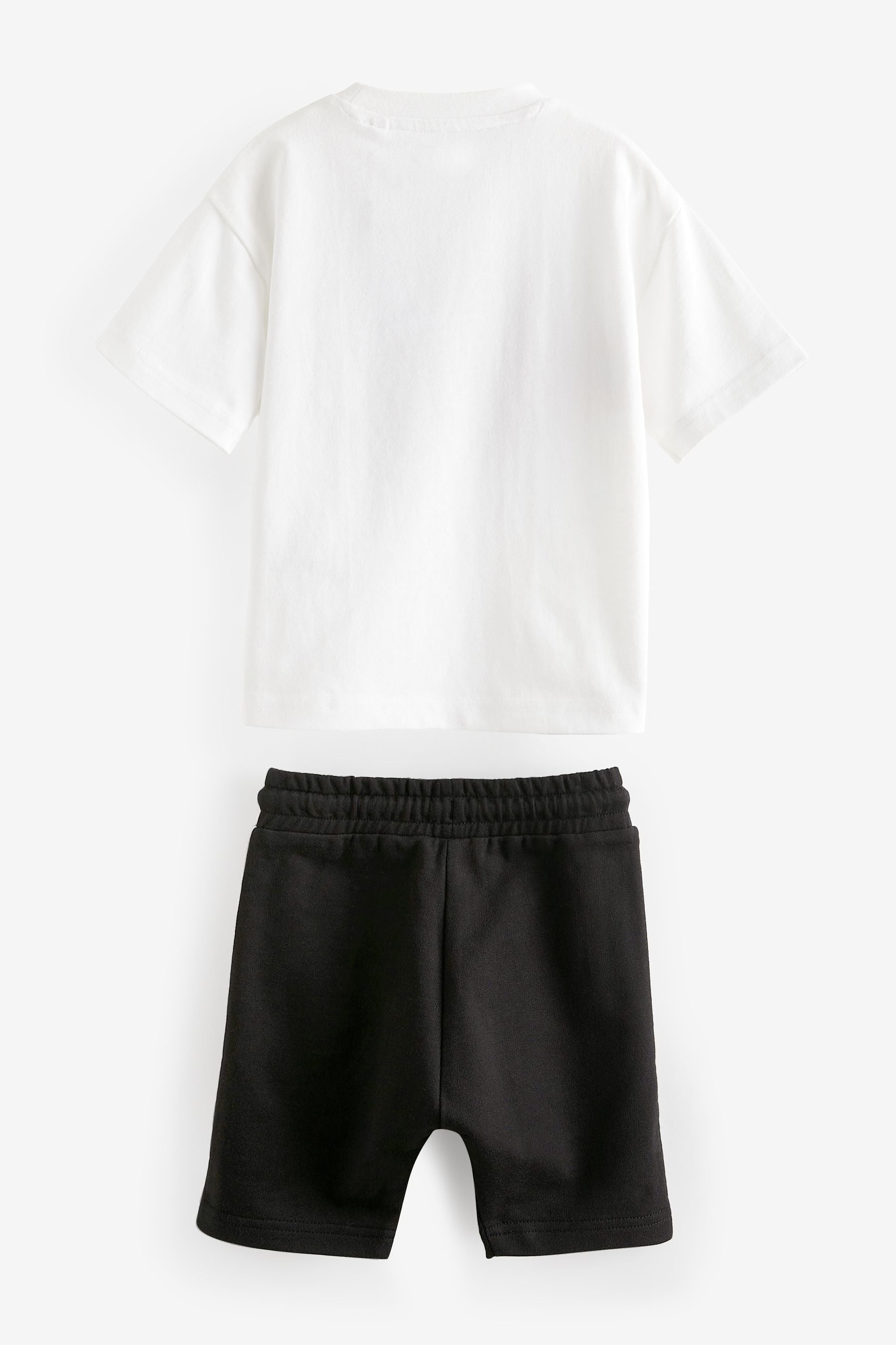 Monochrome T-Shirt And Shorts Set (3mths-7yrs)