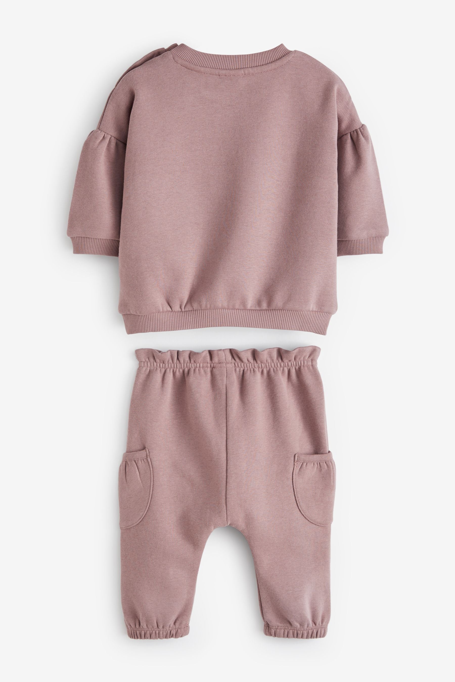 Mauve Purple Baby Cosy Sweater And Leggings 2 Piece Set