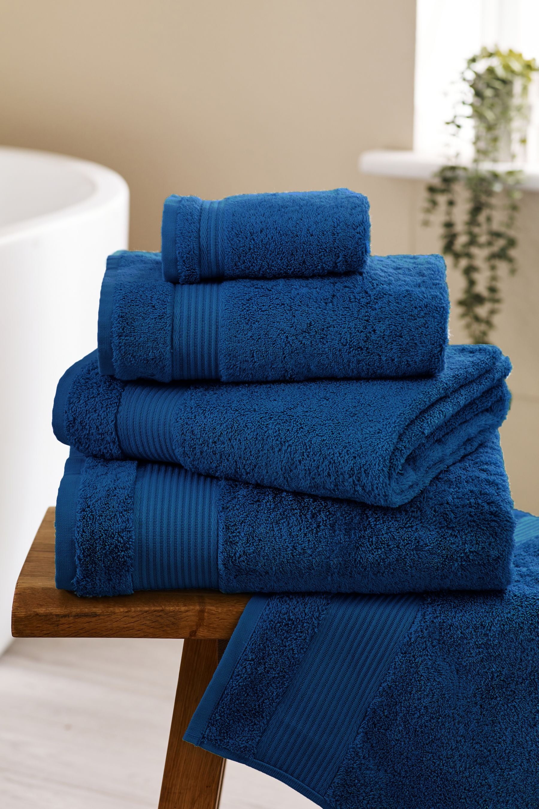 Blue Cobalt Bright Egyptian 100% Cotton Towels