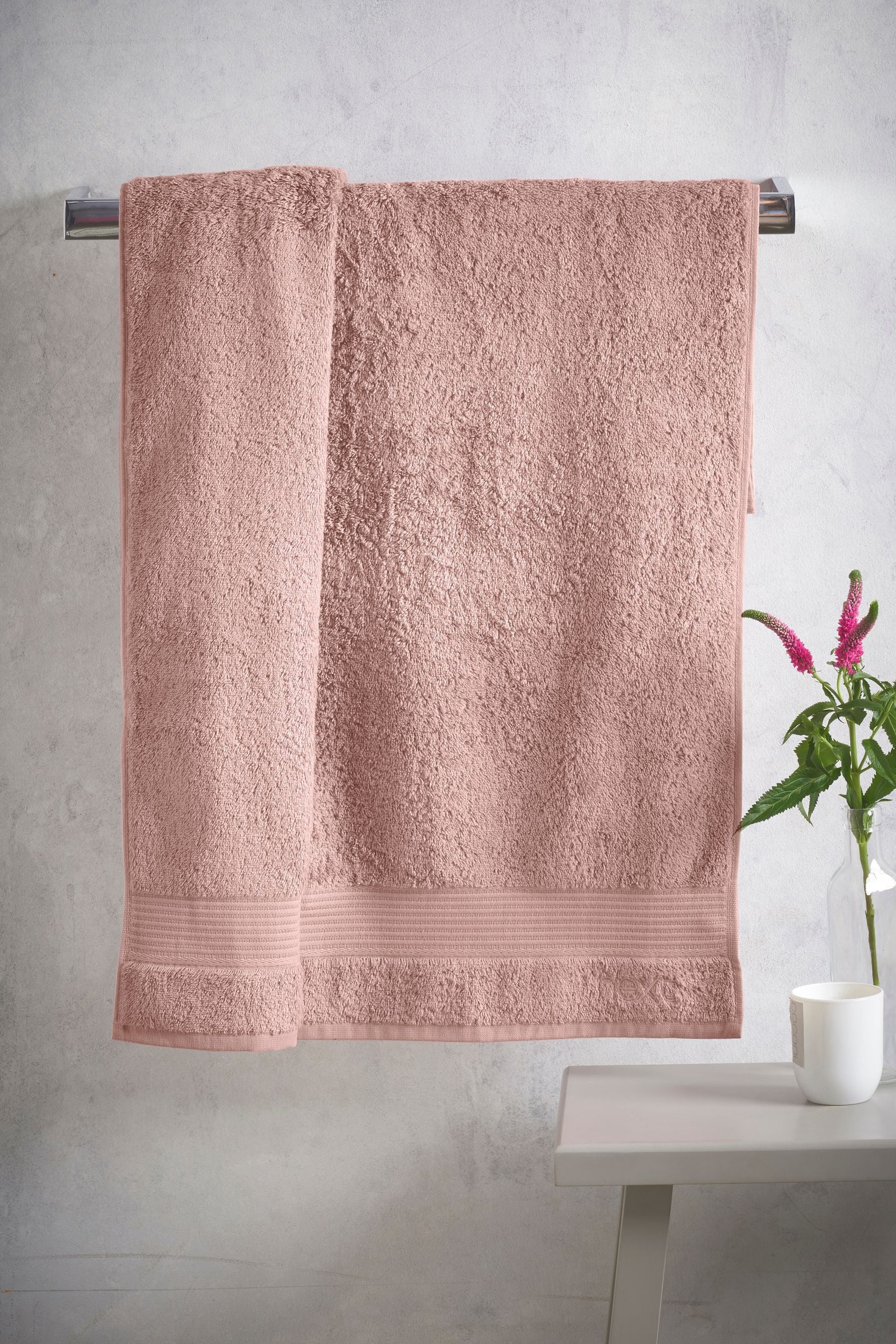 Pink Peachy Egyptian 100% Cotton Towels