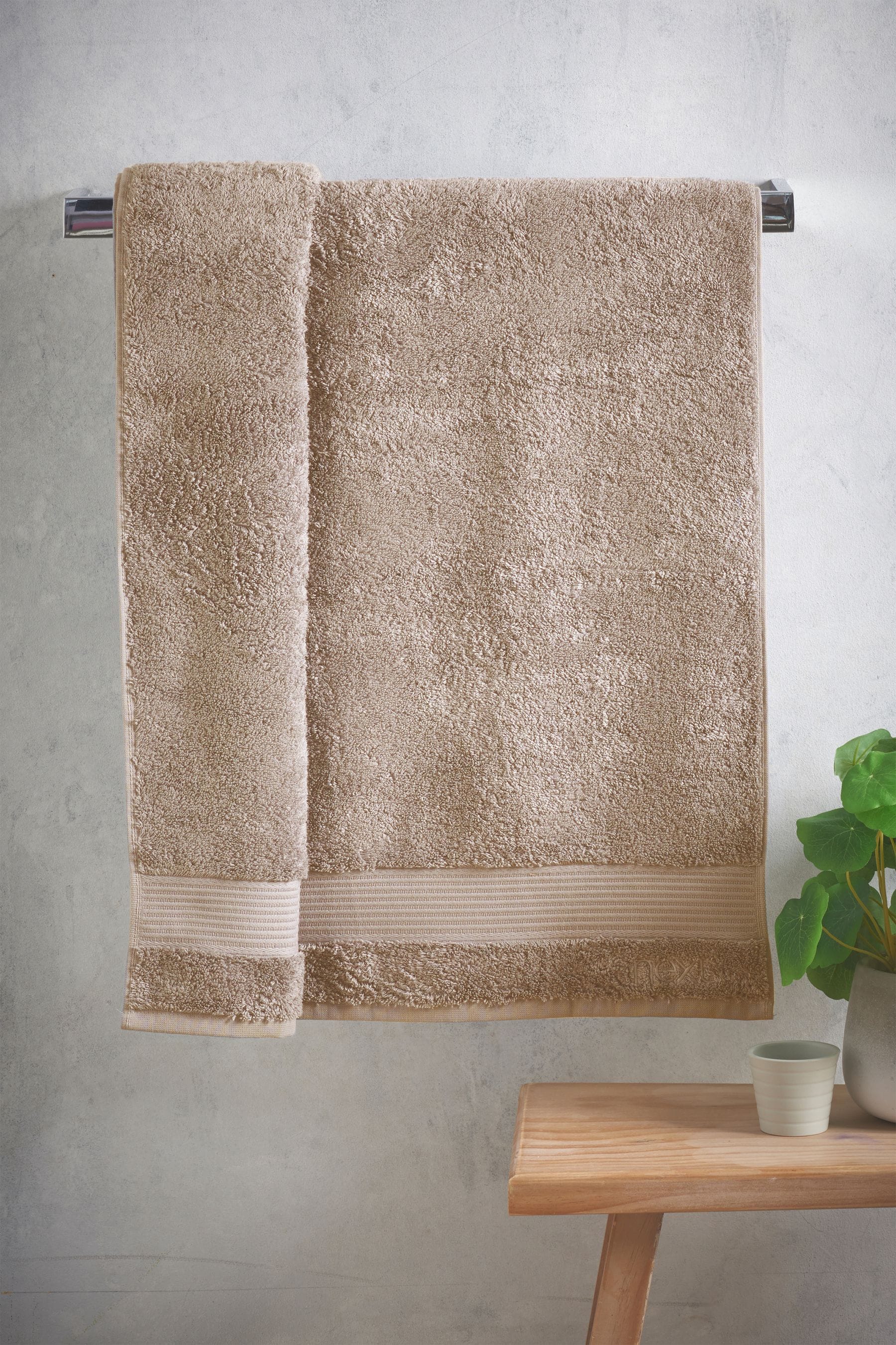 Natural Caramel Egyptian 100% Cotton Towels