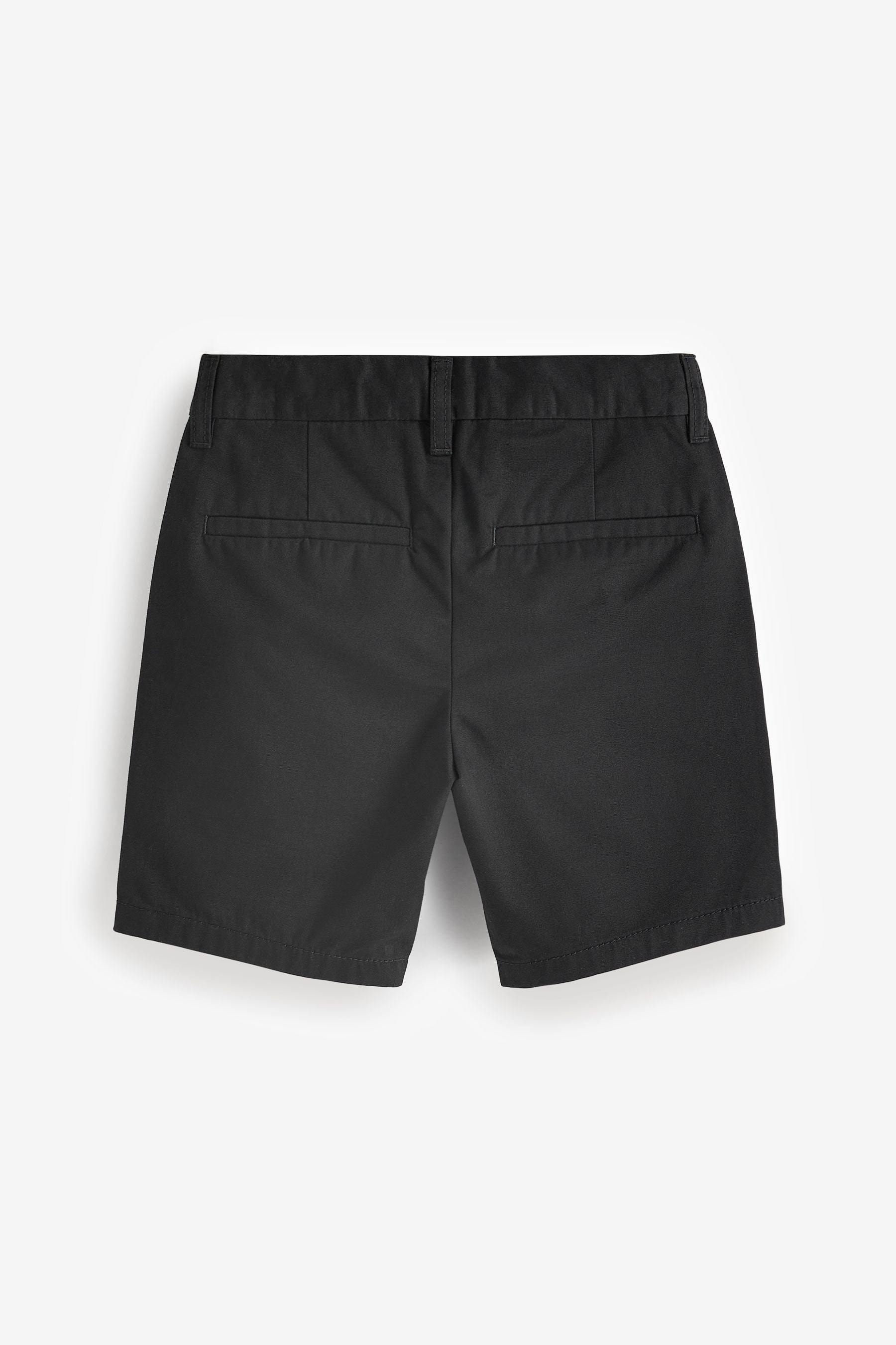 Black 100% Cotton Chino Shorts (3-16yrs)