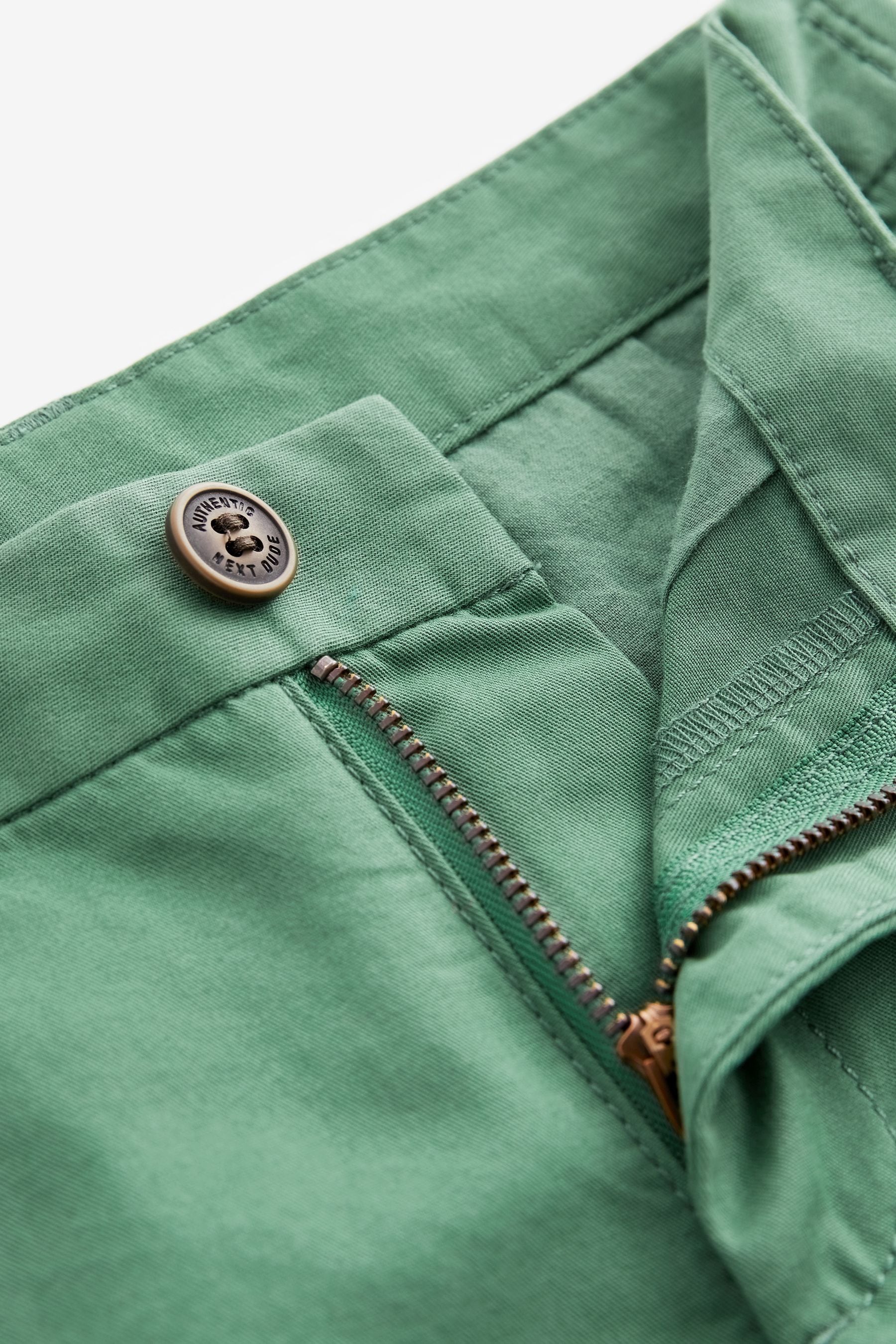 Green 100% Cotton Chino Shorts (3-16yrs)