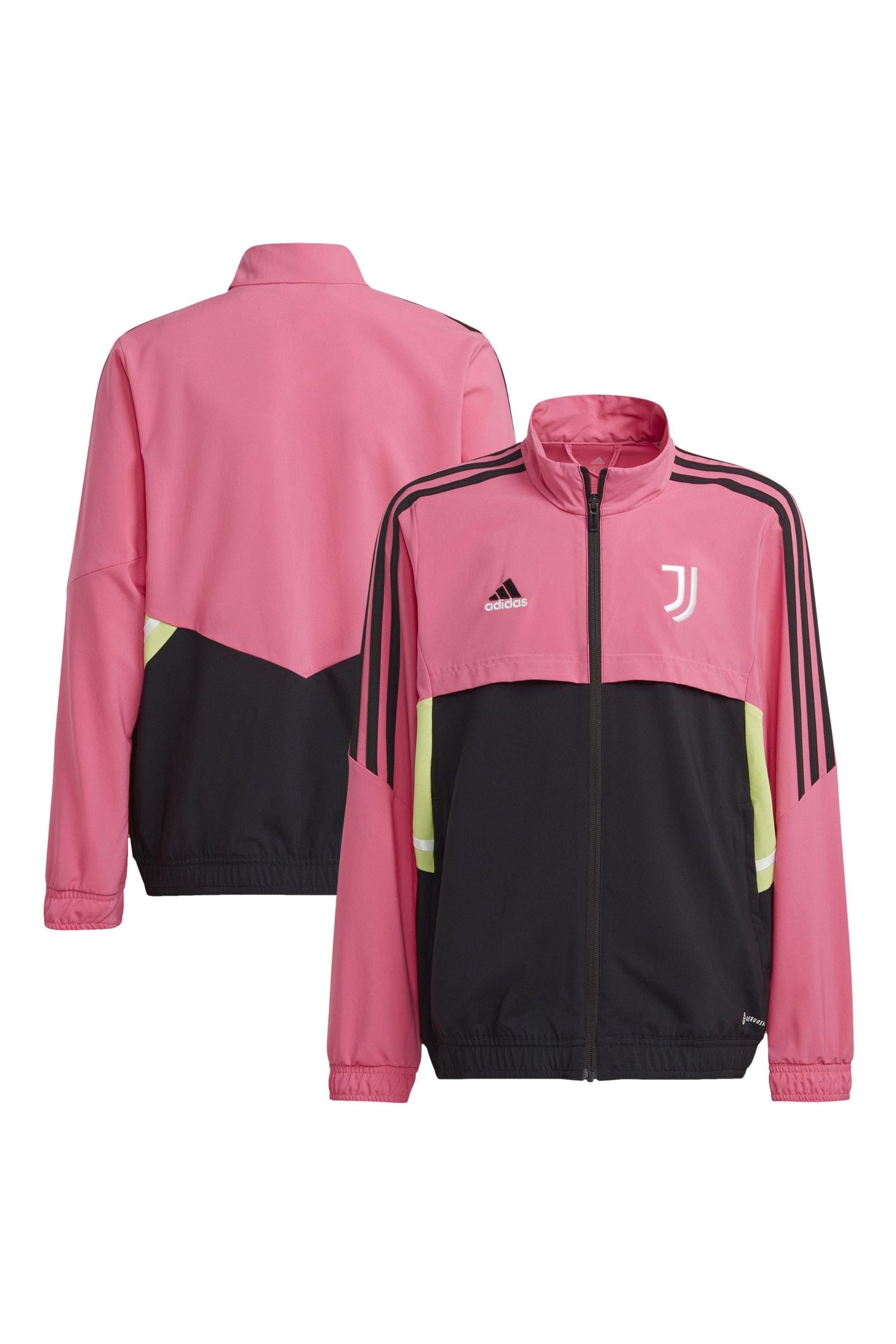 adidas Pink Juventus Training Presentation Jacket Kids