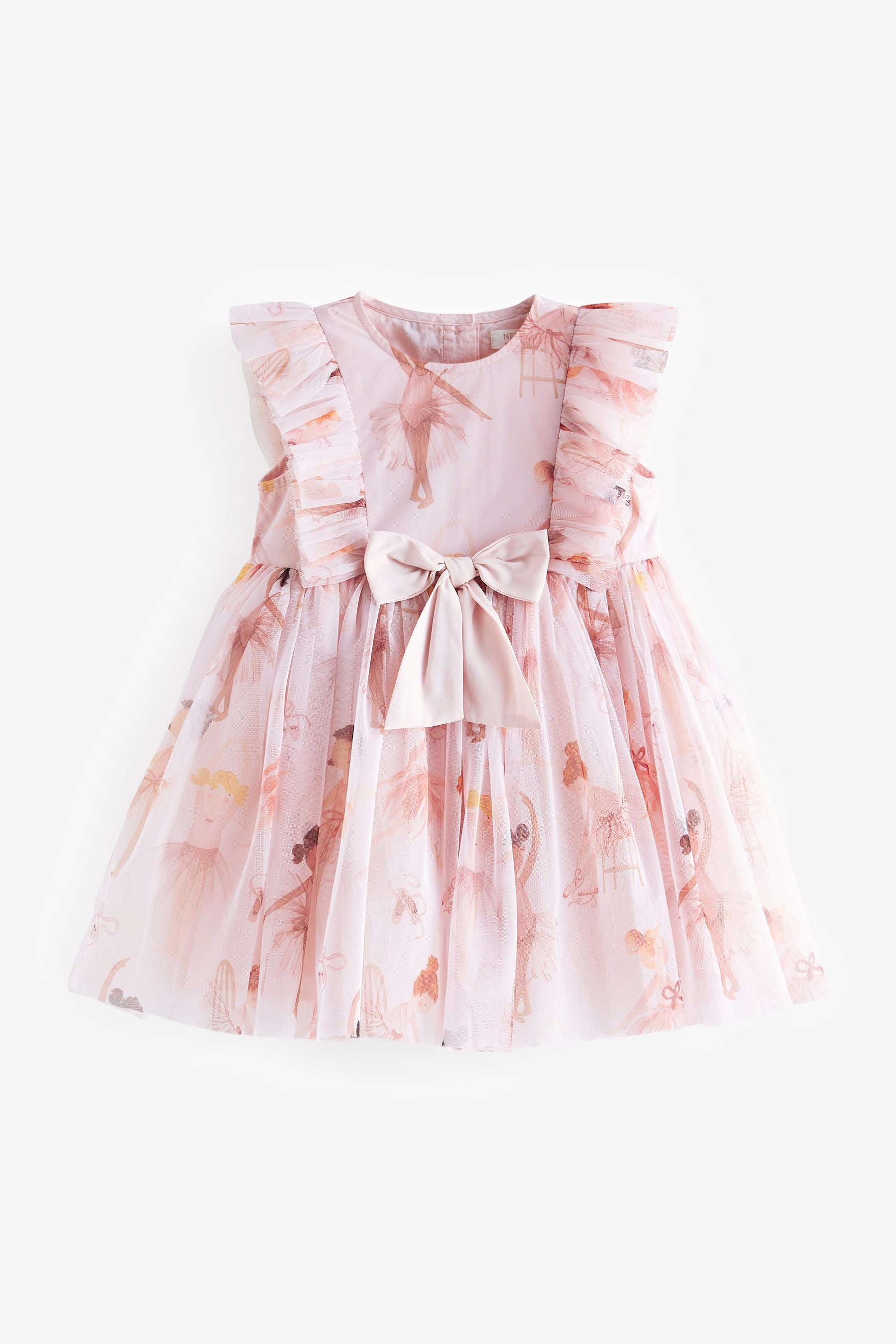 Pink Mesh Party Dress (3mths-7yrs)