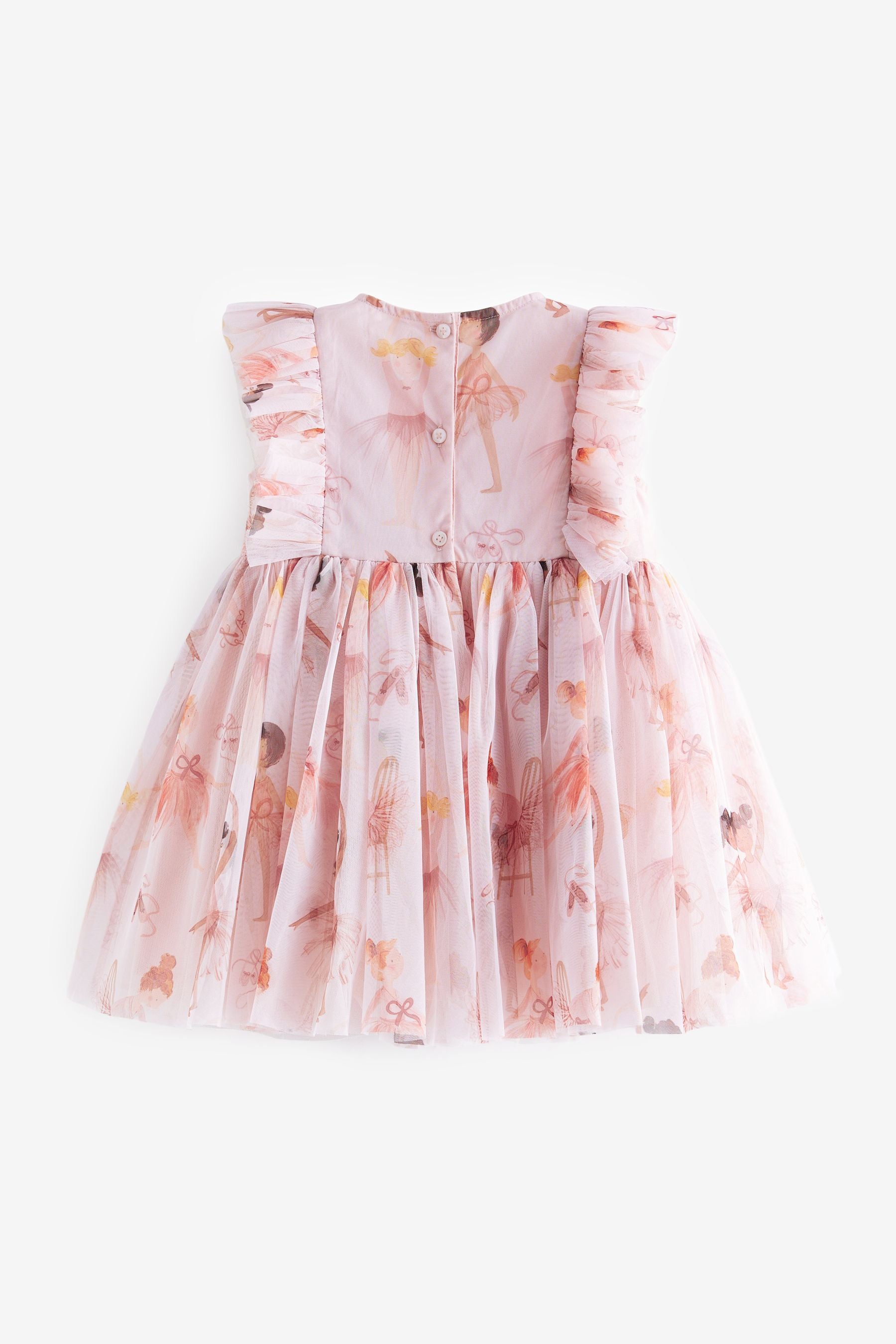 Pink Mesh Party Dress (3mths-7yrs)