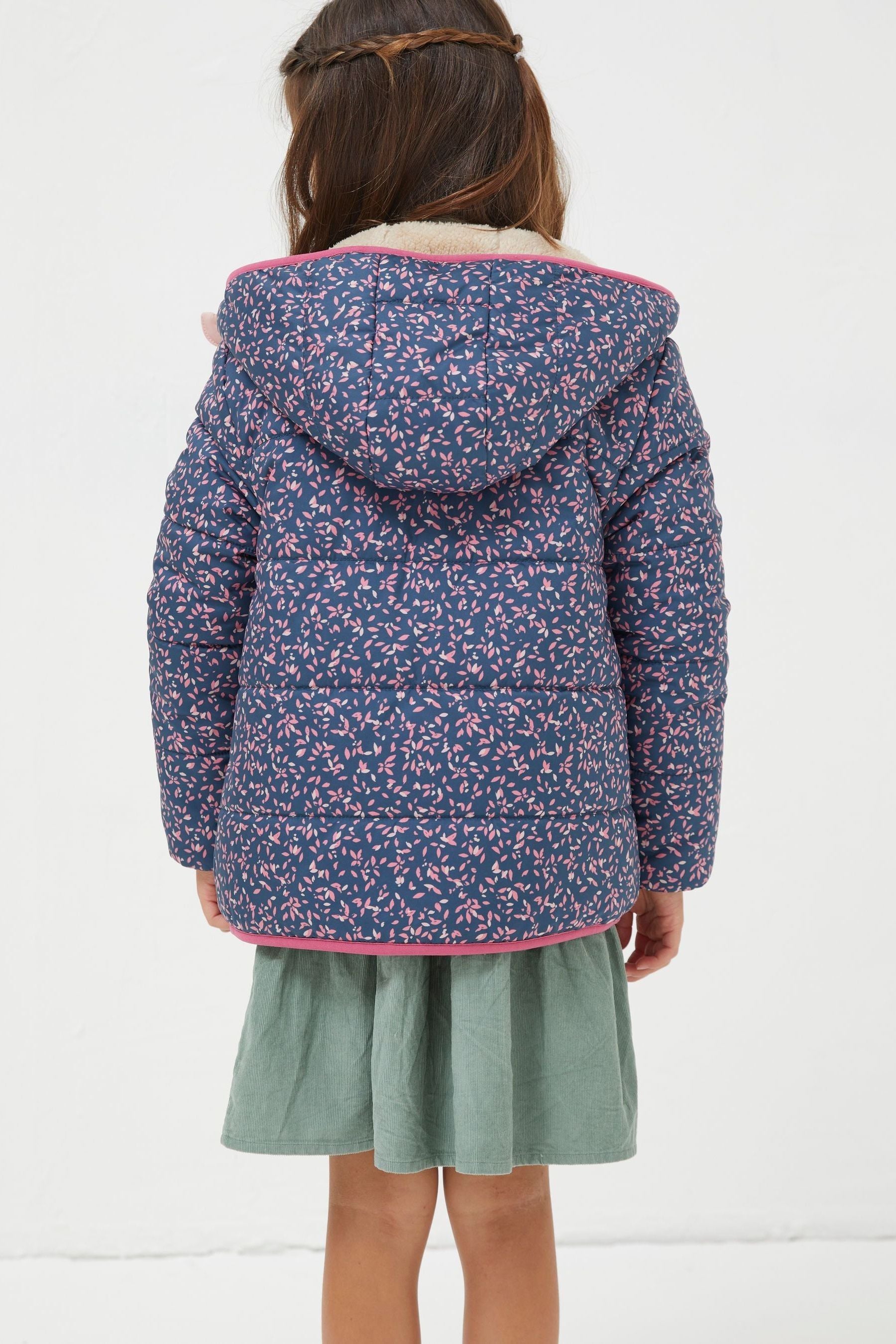 FatFace Natural Reversible Printed Jacket