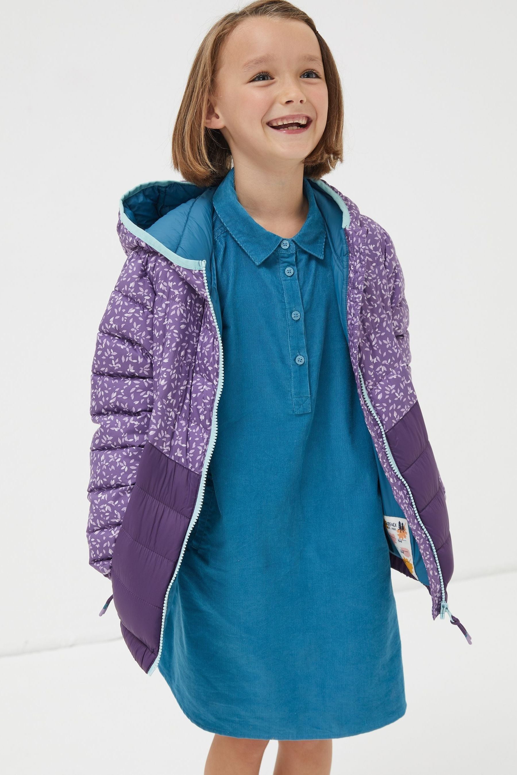 FatFace Purple Padded Jacket