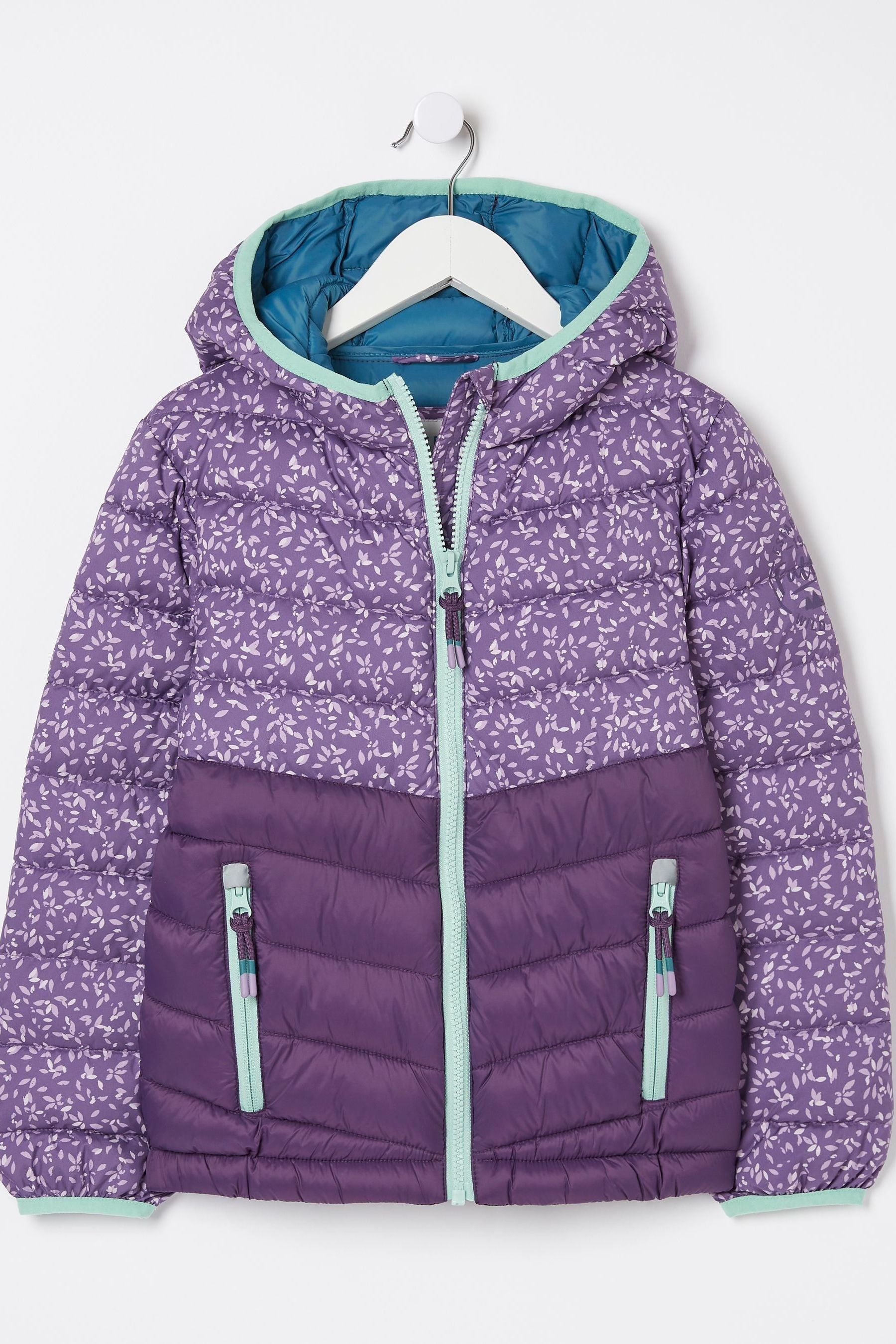 FatFace Purple Padded Jacket