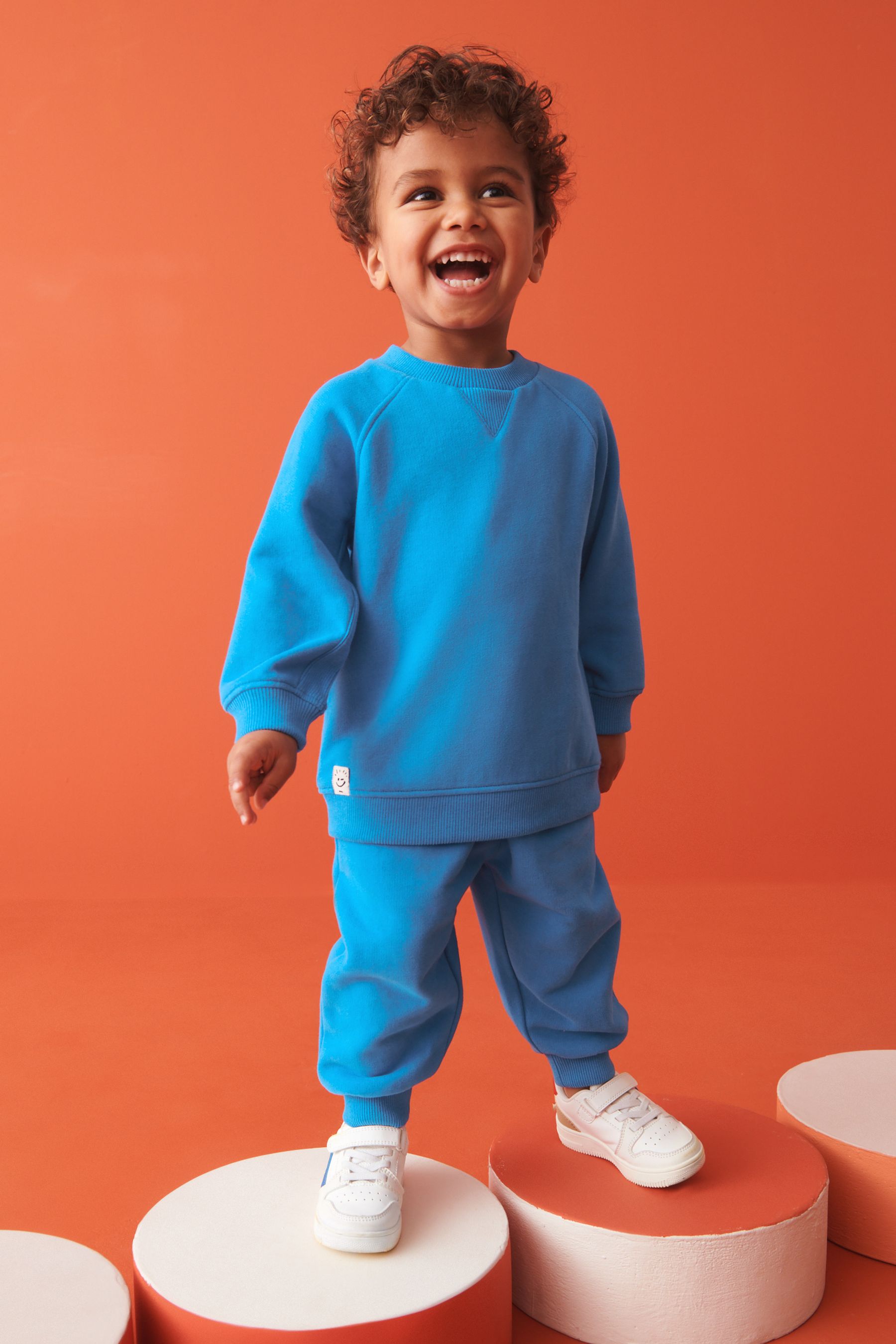 Cobalt Blue Sweatshirt and Joggers Oversized Soft Touch Jersey (3mths-7yrs)