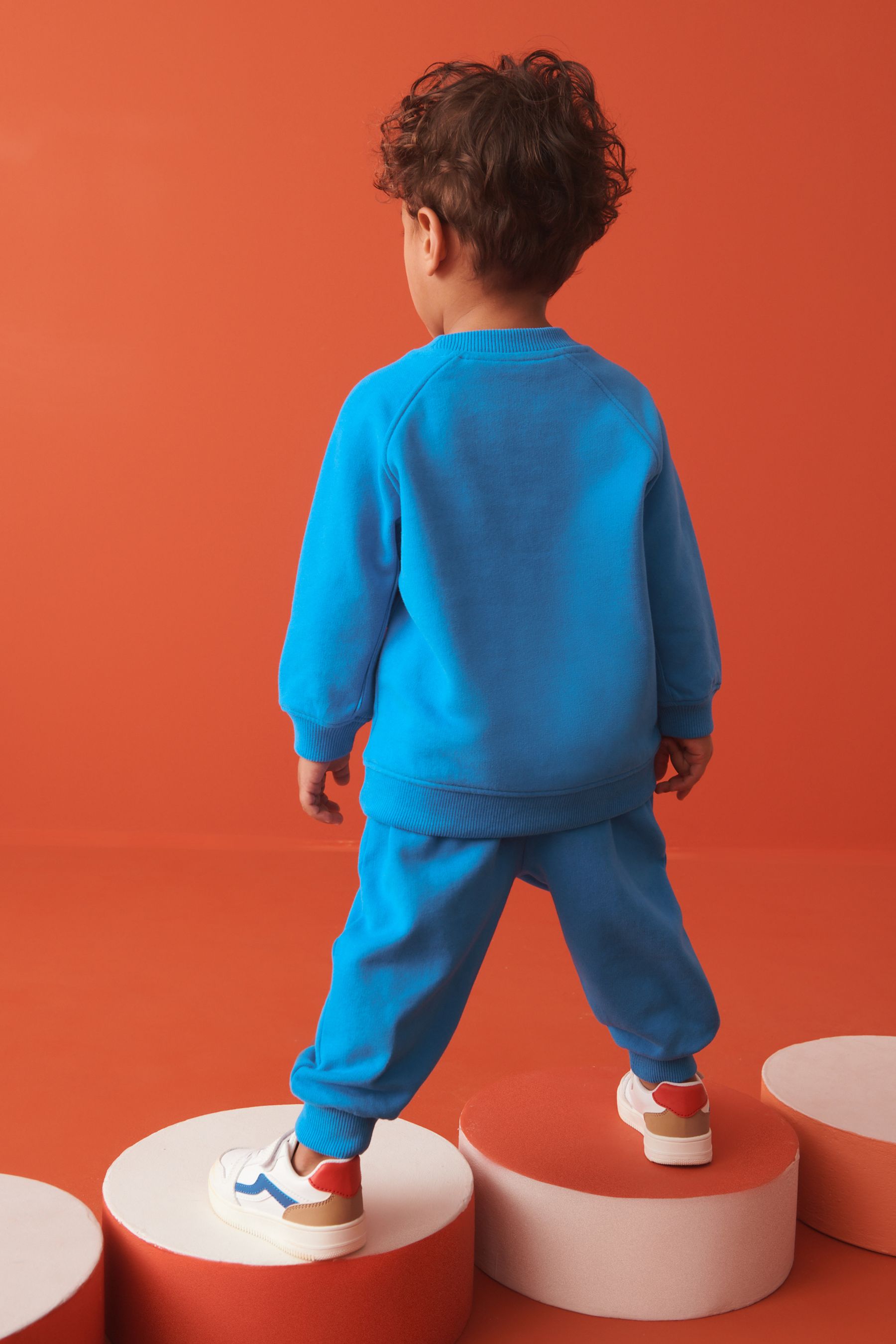 Cobalt Blue Sweatshirt and Joggers Oversized Soft Touch Jersey (3mths-7yrs)