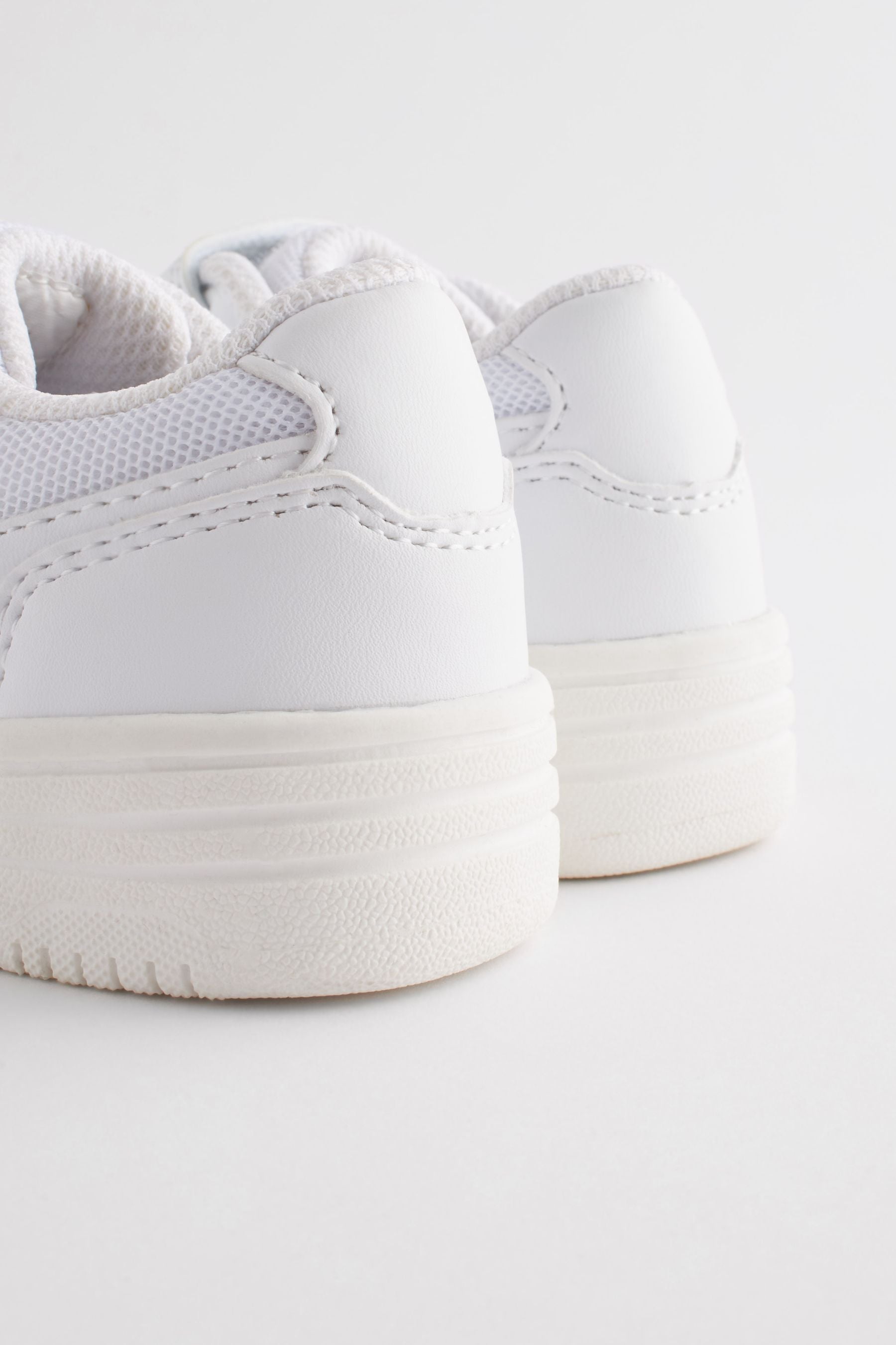 White One Strap Skate Trainers