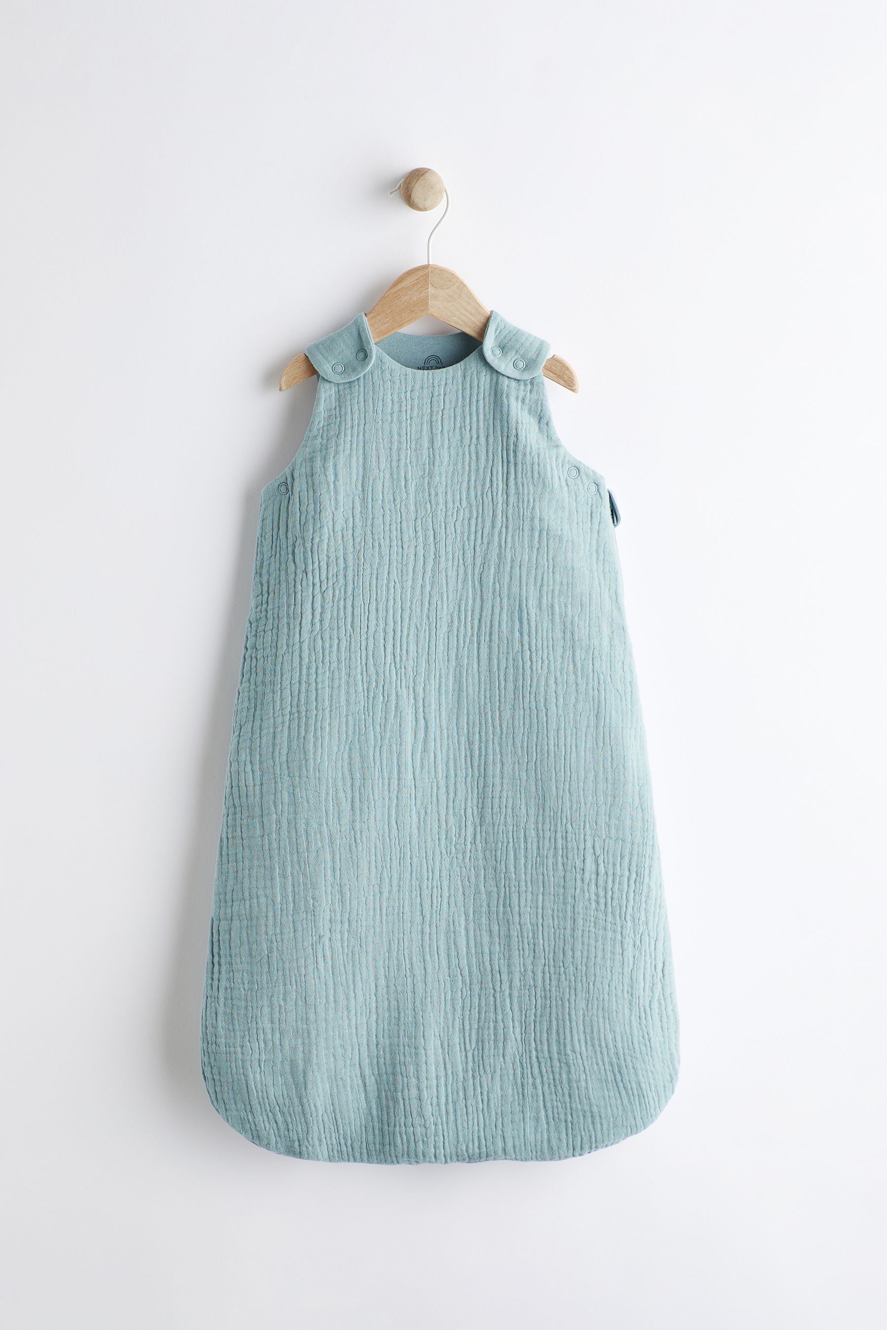 Blue Muslin 1 Tog  Baby 100% Cotton Sleep Bag