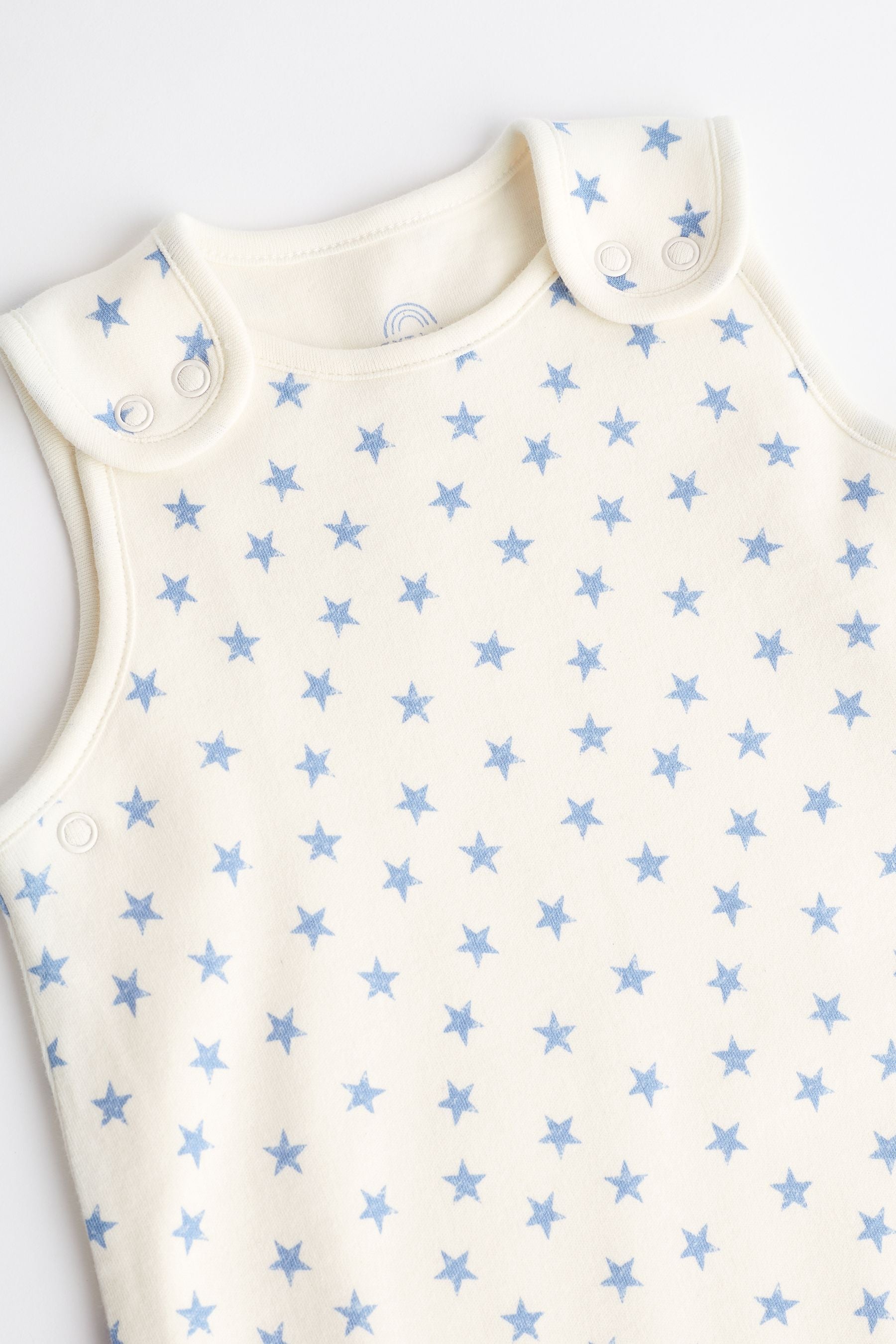 Blue Mini Star 1 Tog  Baby 100% Cotton Sleep Bag