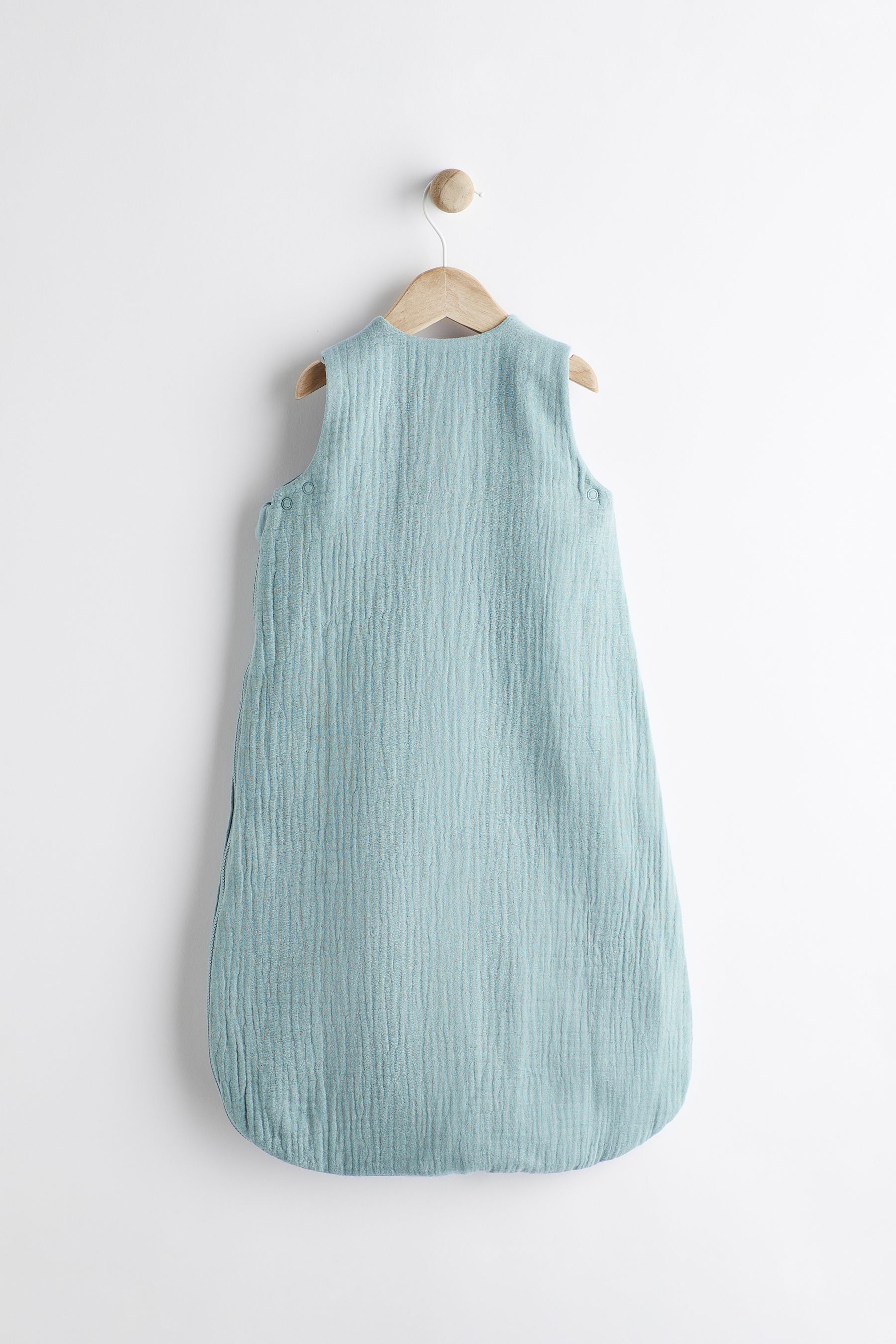 Blue Muslin 1 Tog  Baby 100% Cotton Sleep Bag