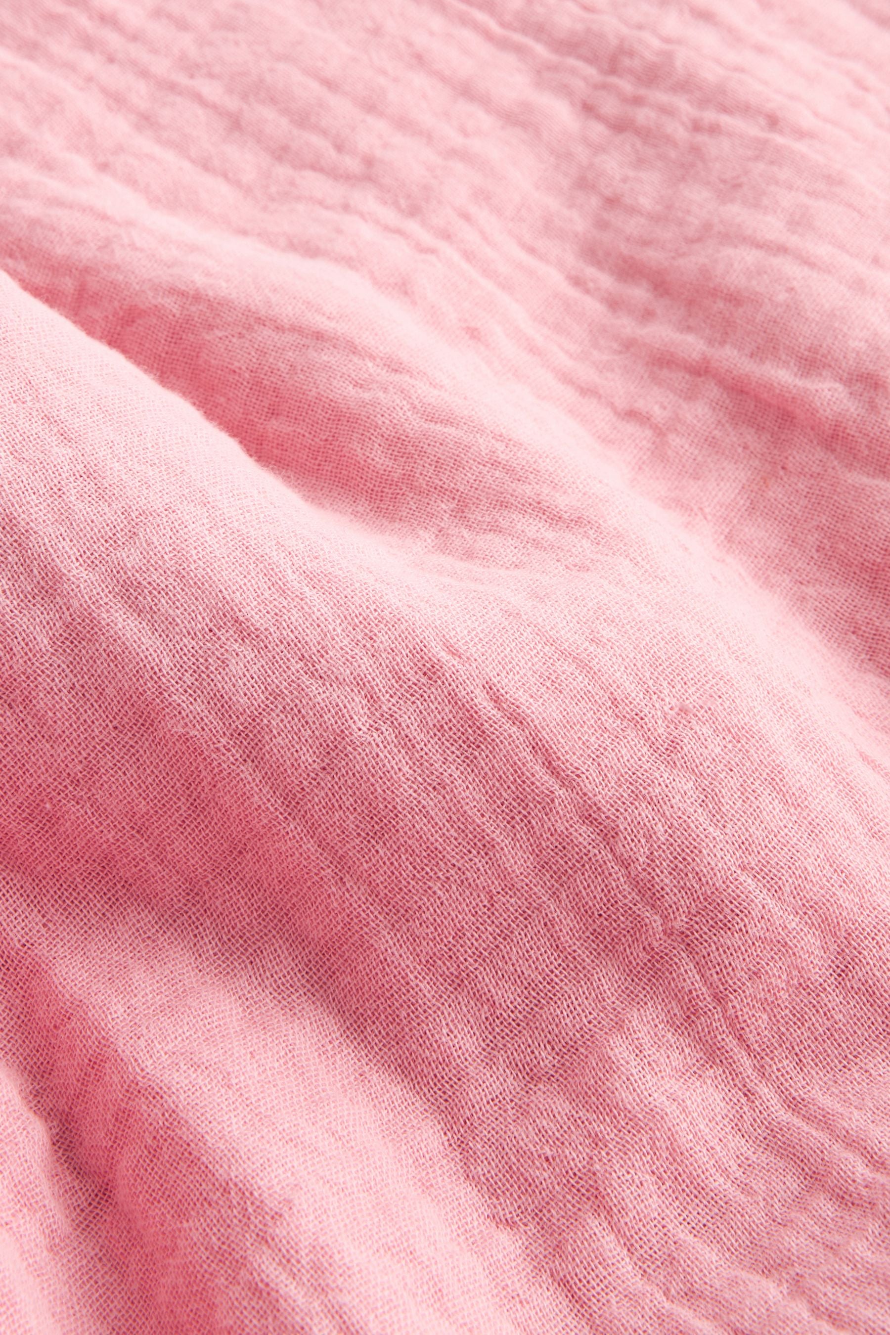 Muslin Pink Baby Blanket