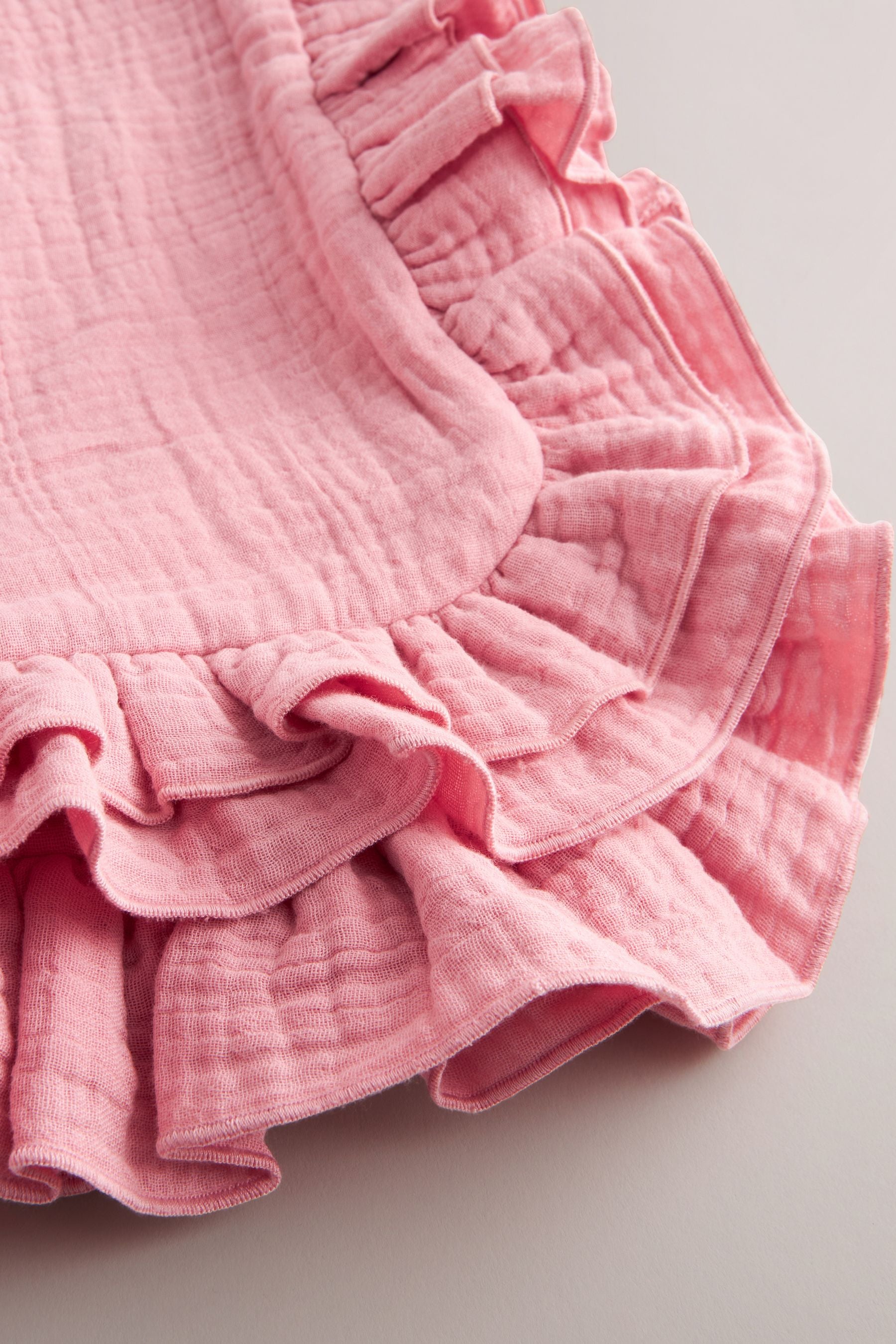 Muslin Pink Baby Blanket