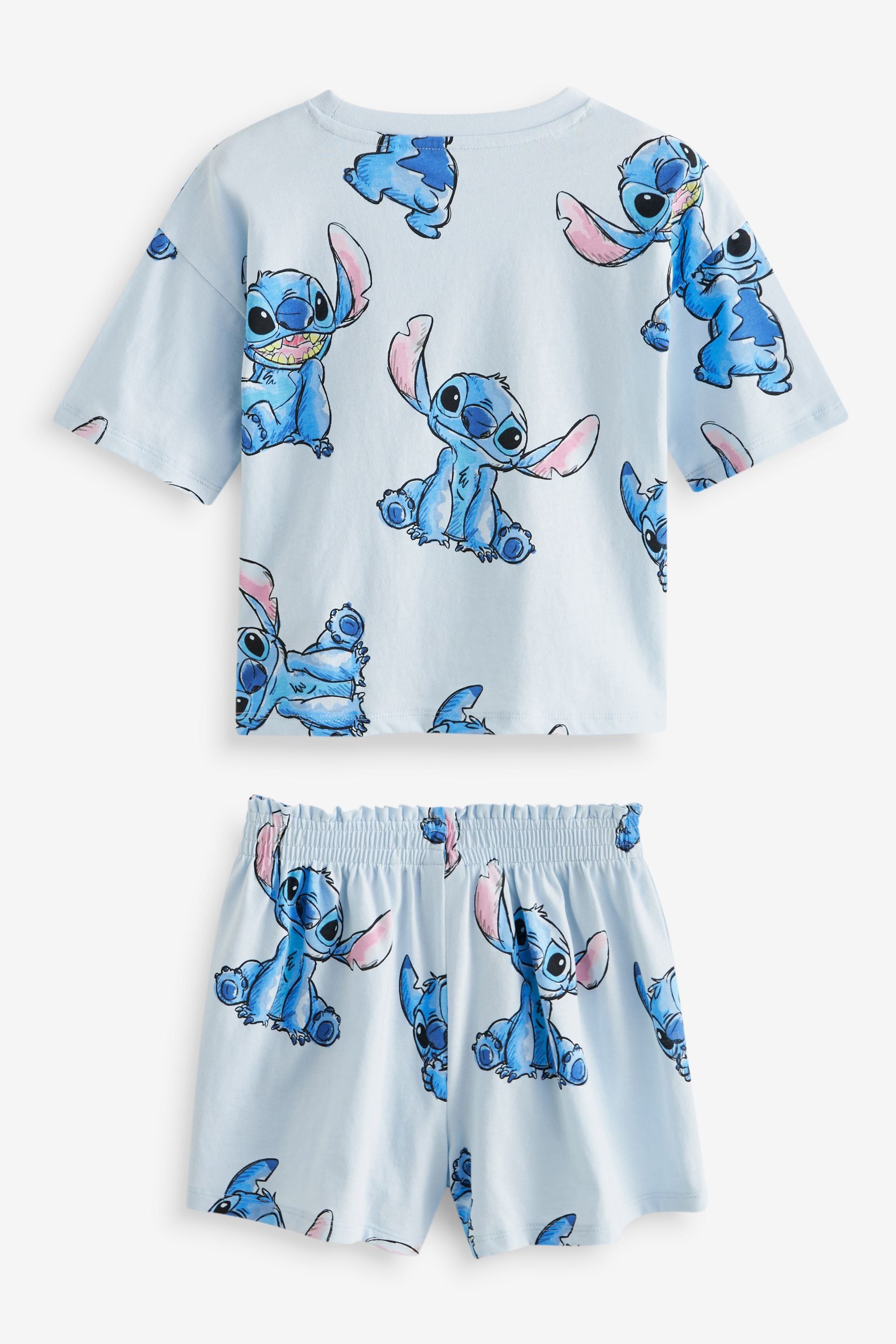 Blue Stitch License Short Pyjamas (2-16yrs)