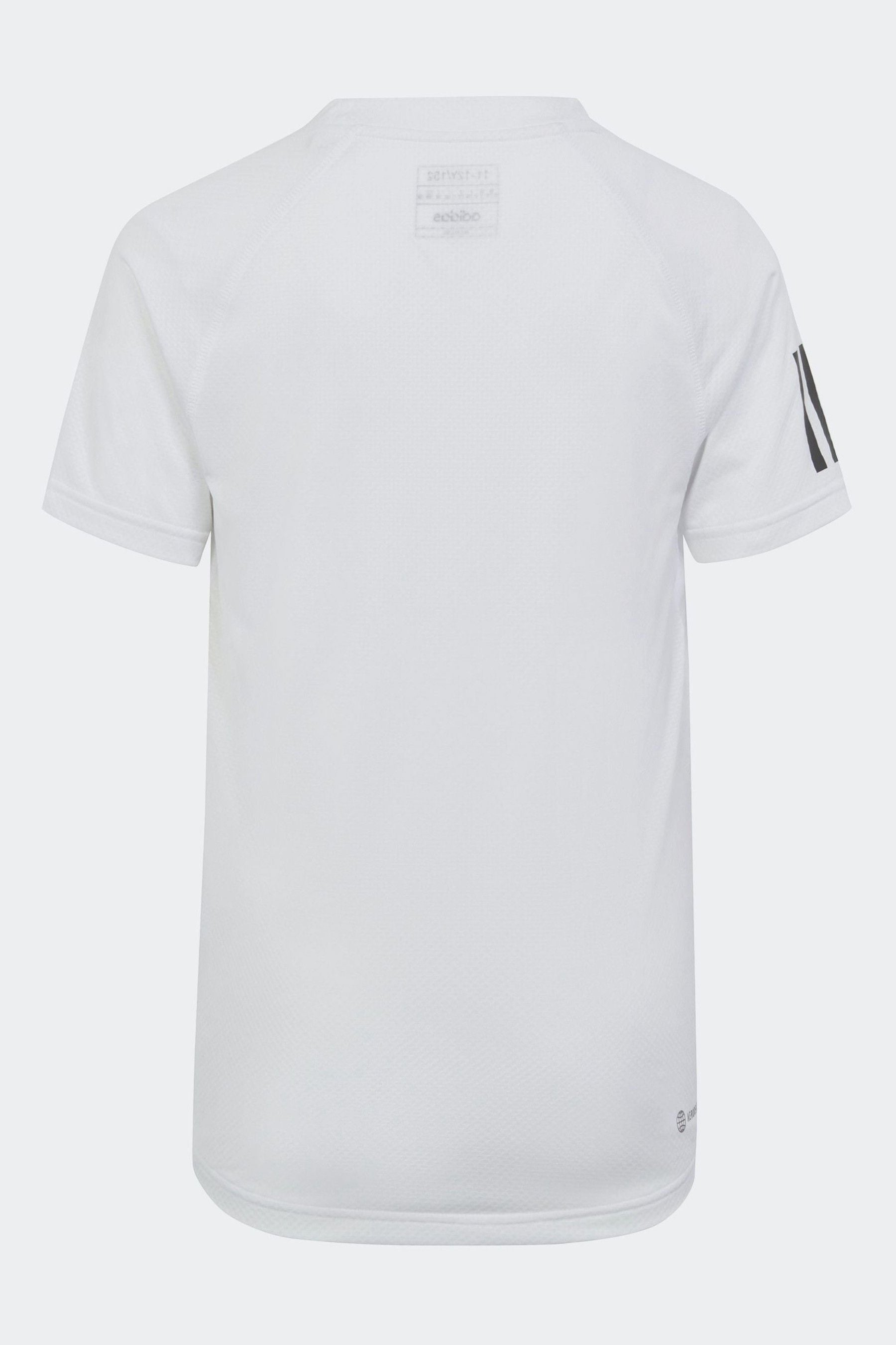 White adidas Tennis Club T Shirt