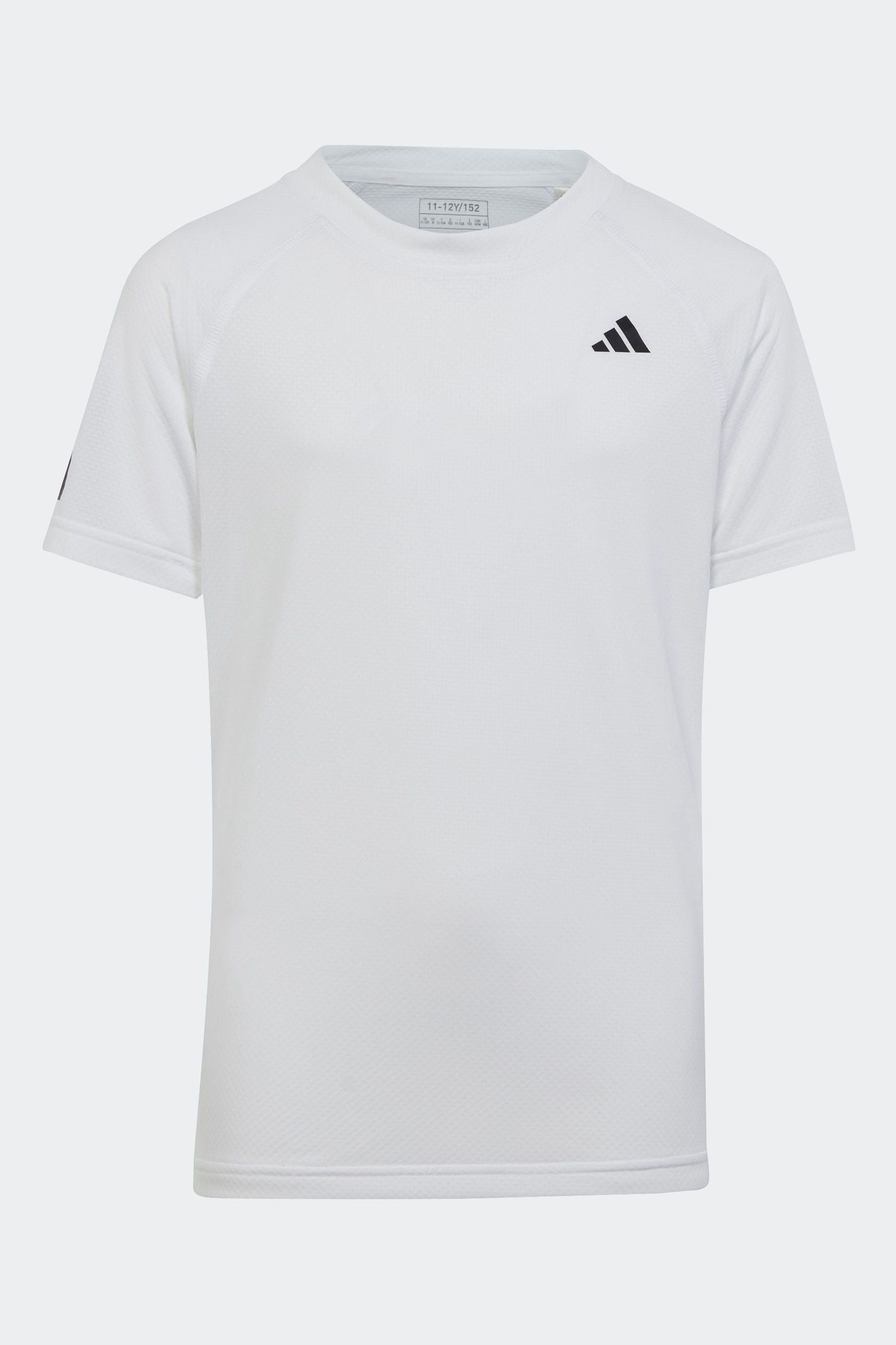 White adidas Tennis Club T Shirt