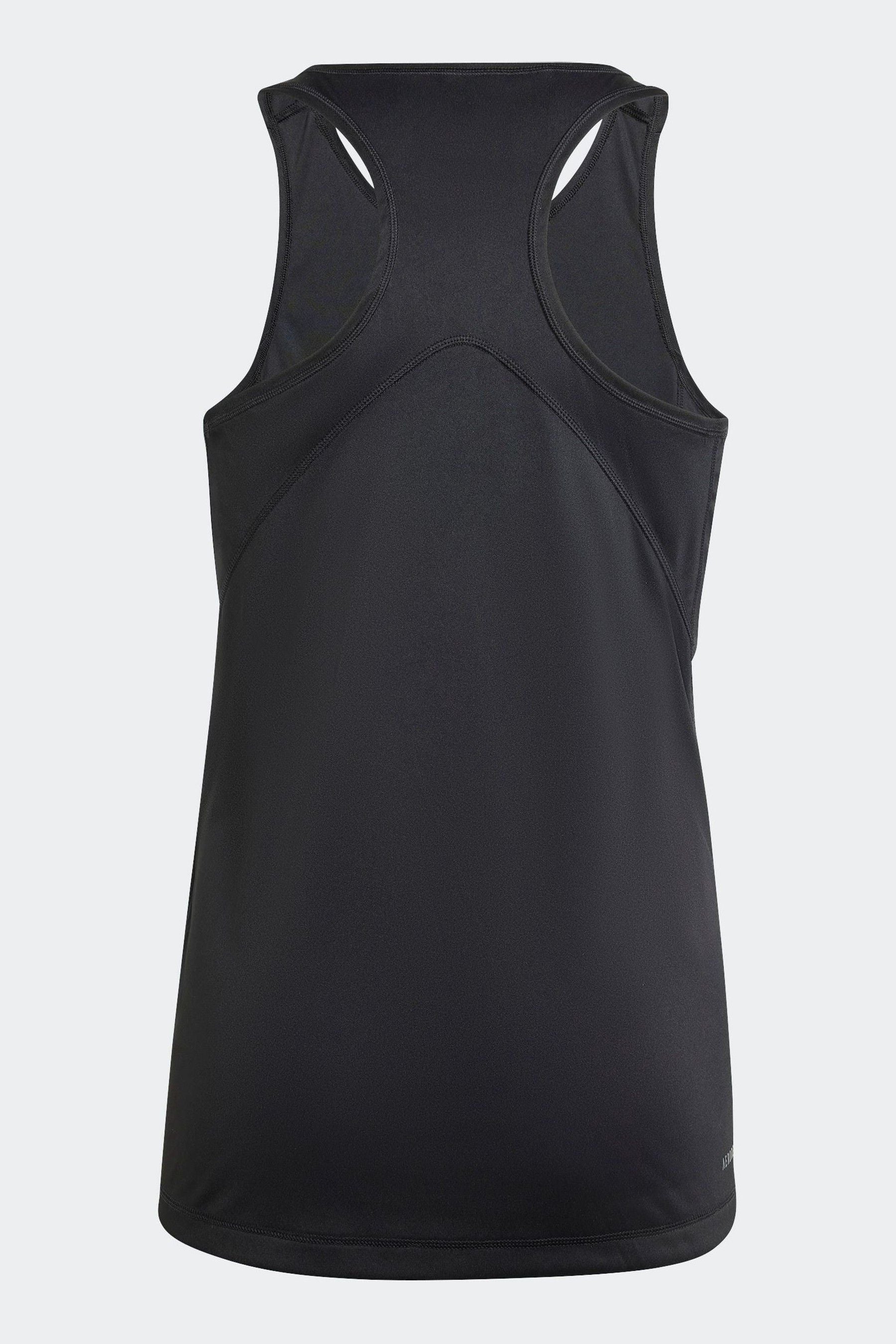 adidas Black Tennis Club Vest Top