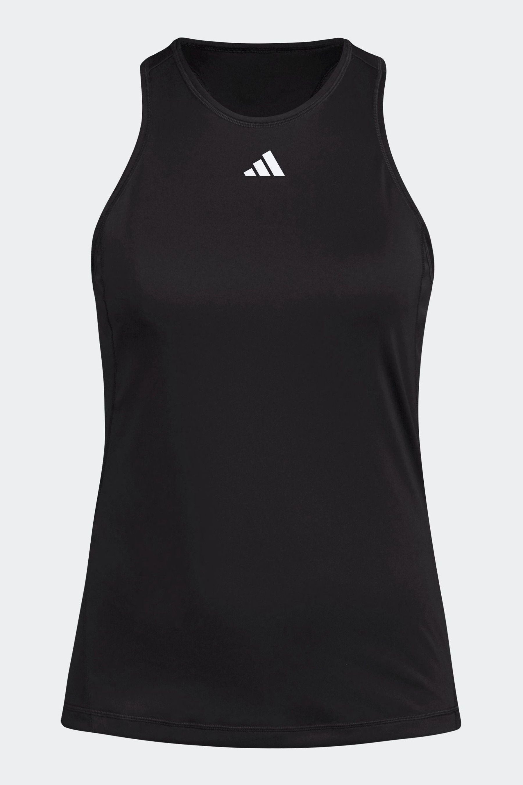 adidas Black Tennis Club Vest Top