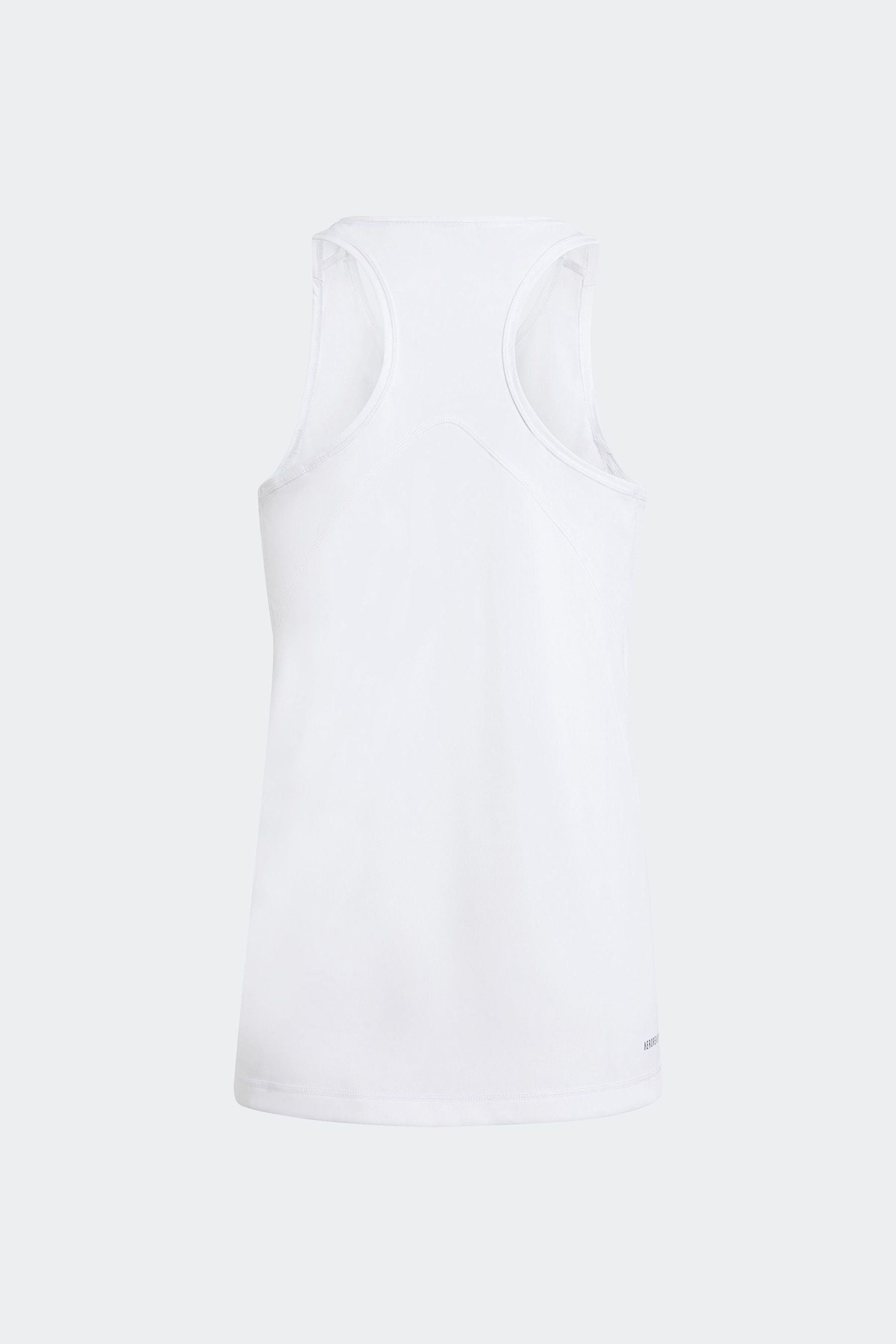 adidas White Tennis Club Vest Top