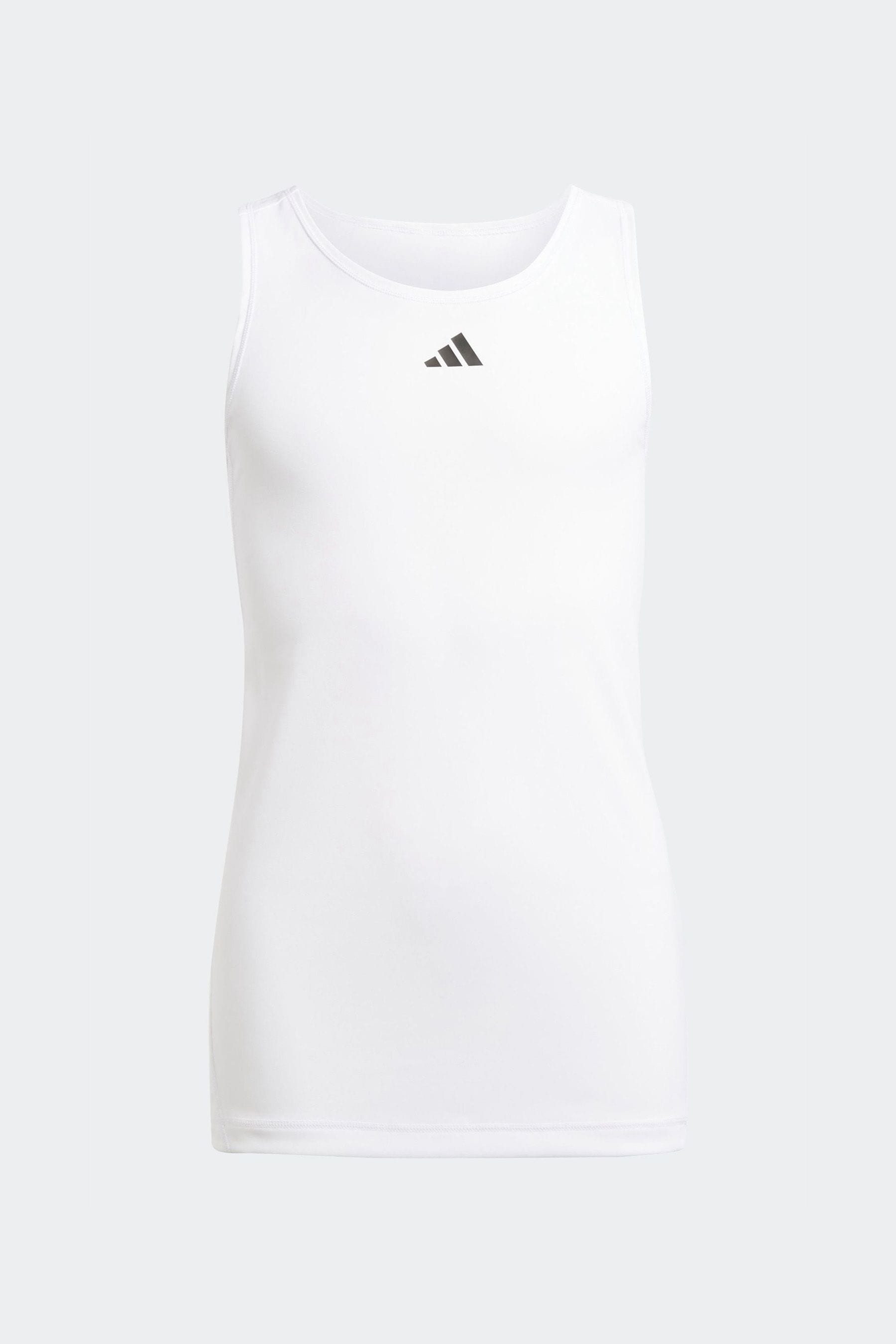 adidas White Tennis Club Vest Top