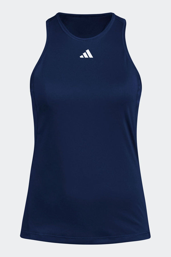 Navy adidas Tennis Club Vest Top