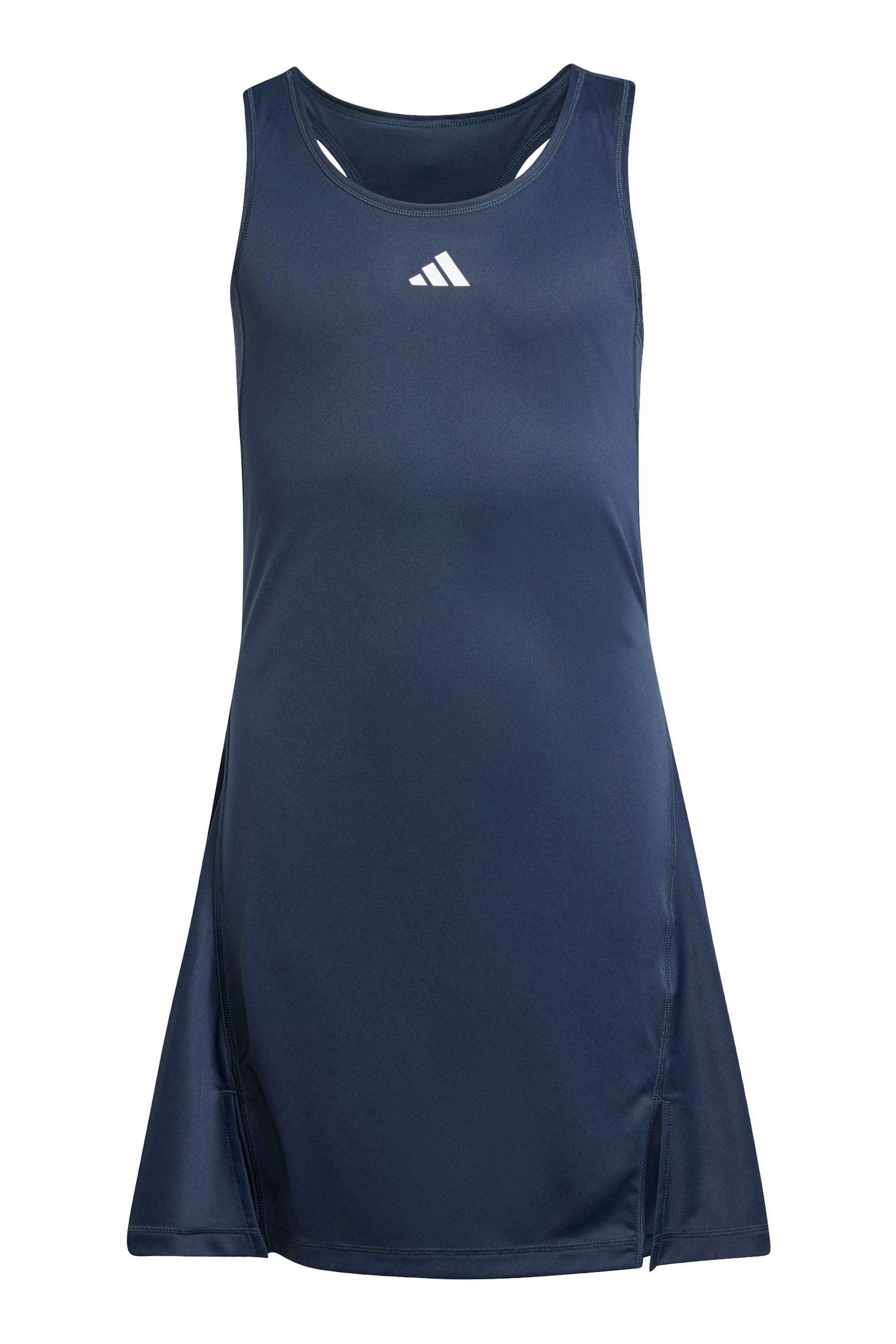 adidas Navy Tennis Club Vest and Short Set