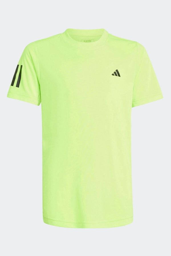 adidas Neon Tennis Club 3 Stripe T-Shirt