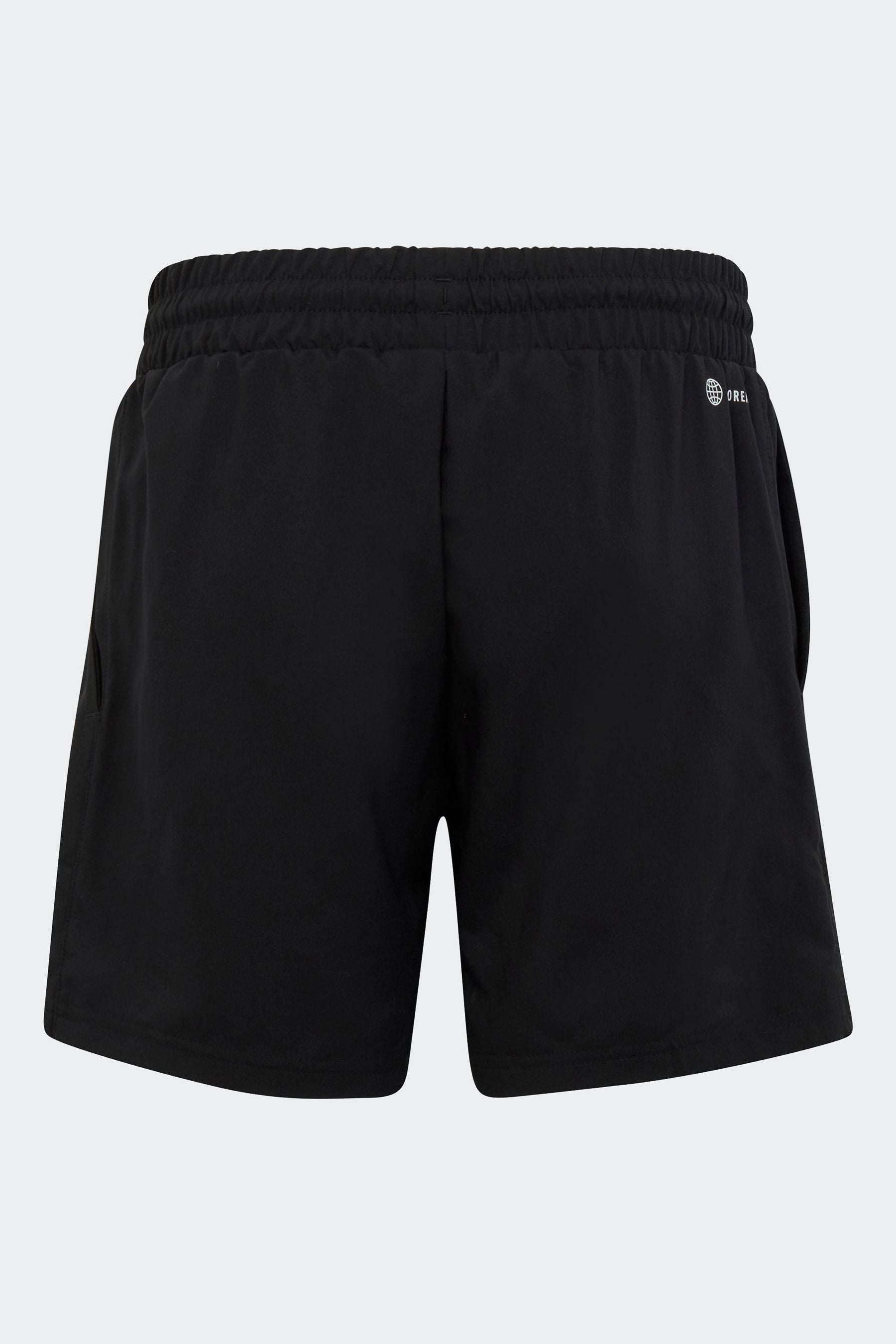 adidas Black Club 3 Stripe Shorts