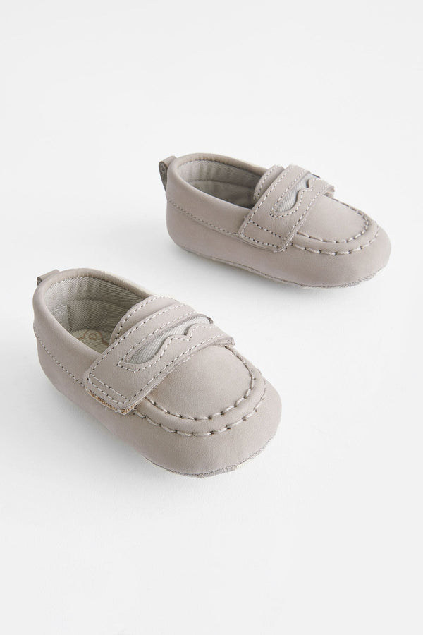 Neutral Moccasin Baby Shoes (0-24mths)