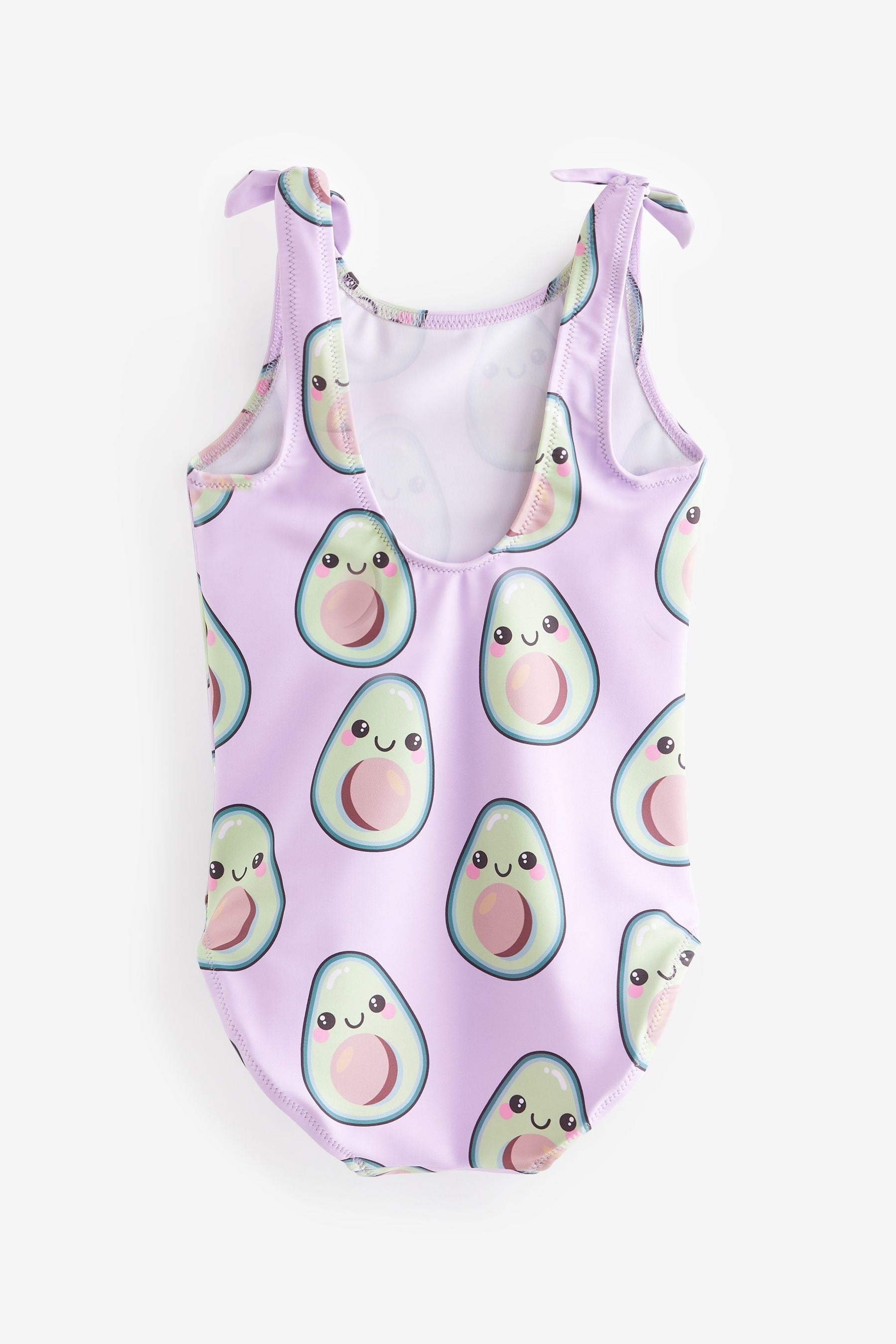 Lilac Purple Avocado Swimsuit (3-16yrs)