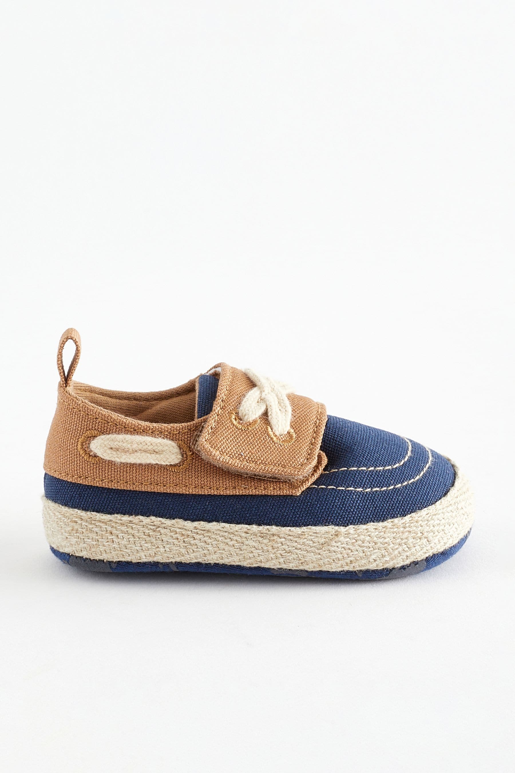 Navy Baby Boat Shoes (0-24mths)