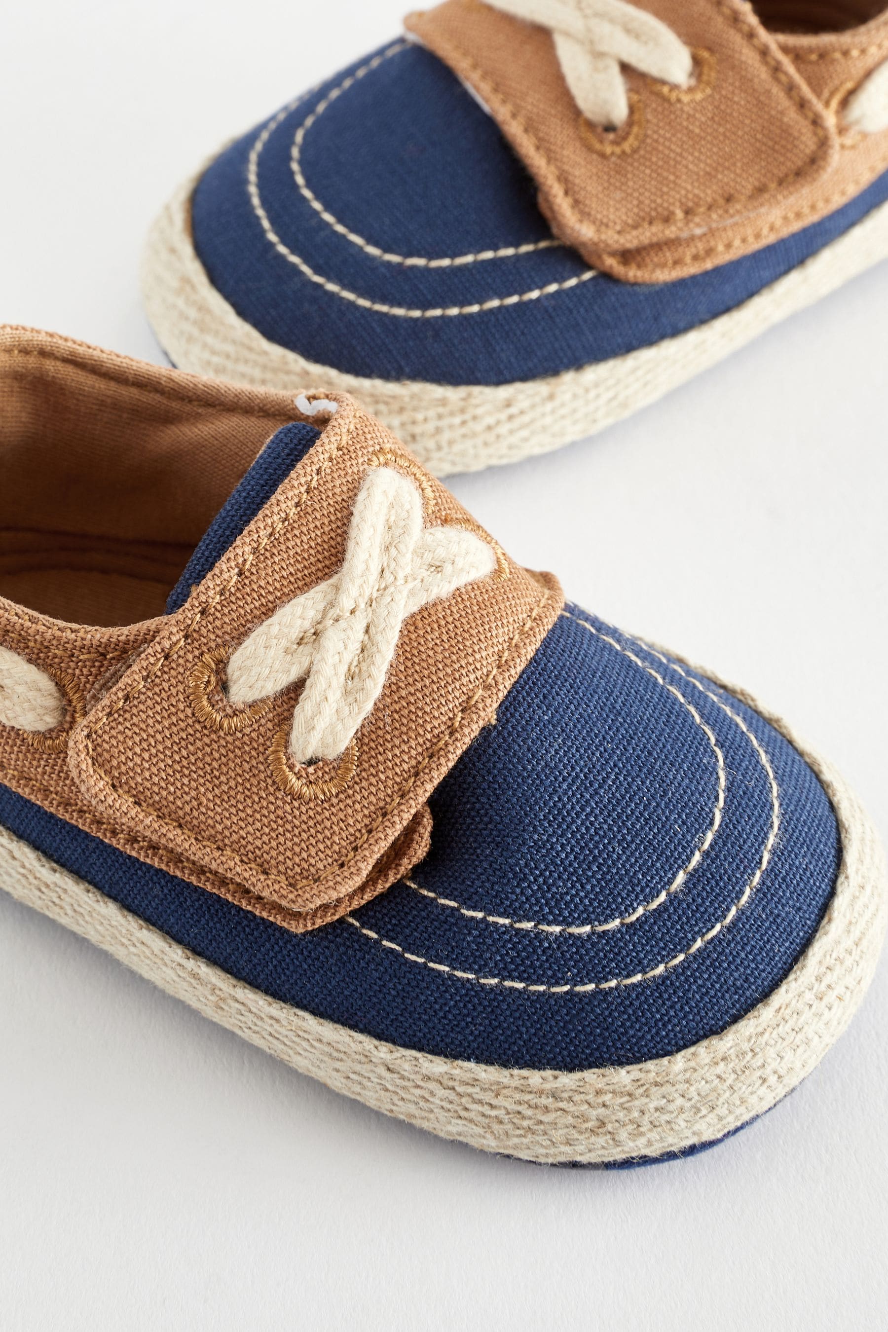 Navy Baby Boat Shoes (0-24mths)