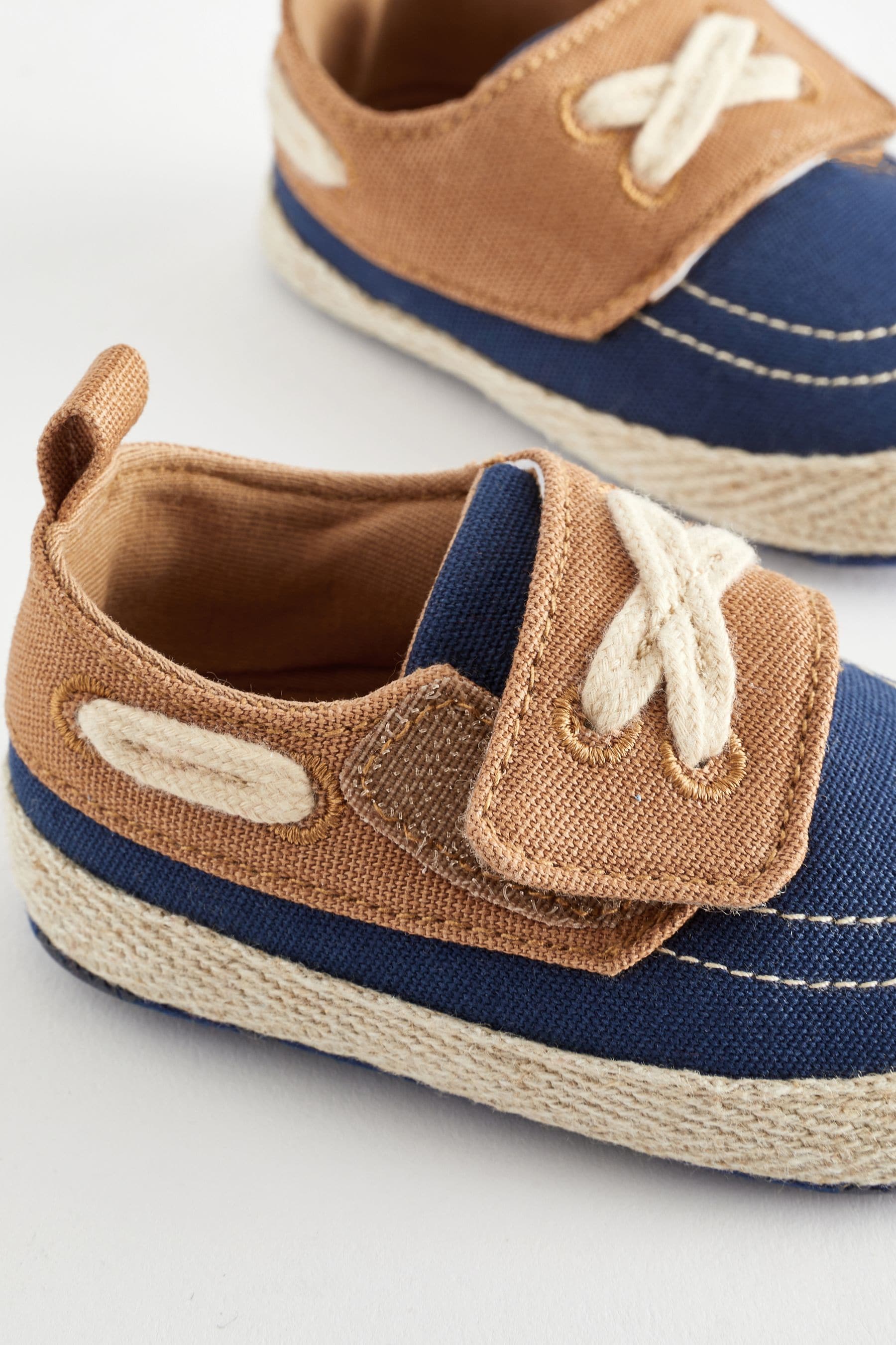 Navy Baby Boat Shoes (0-24mths)