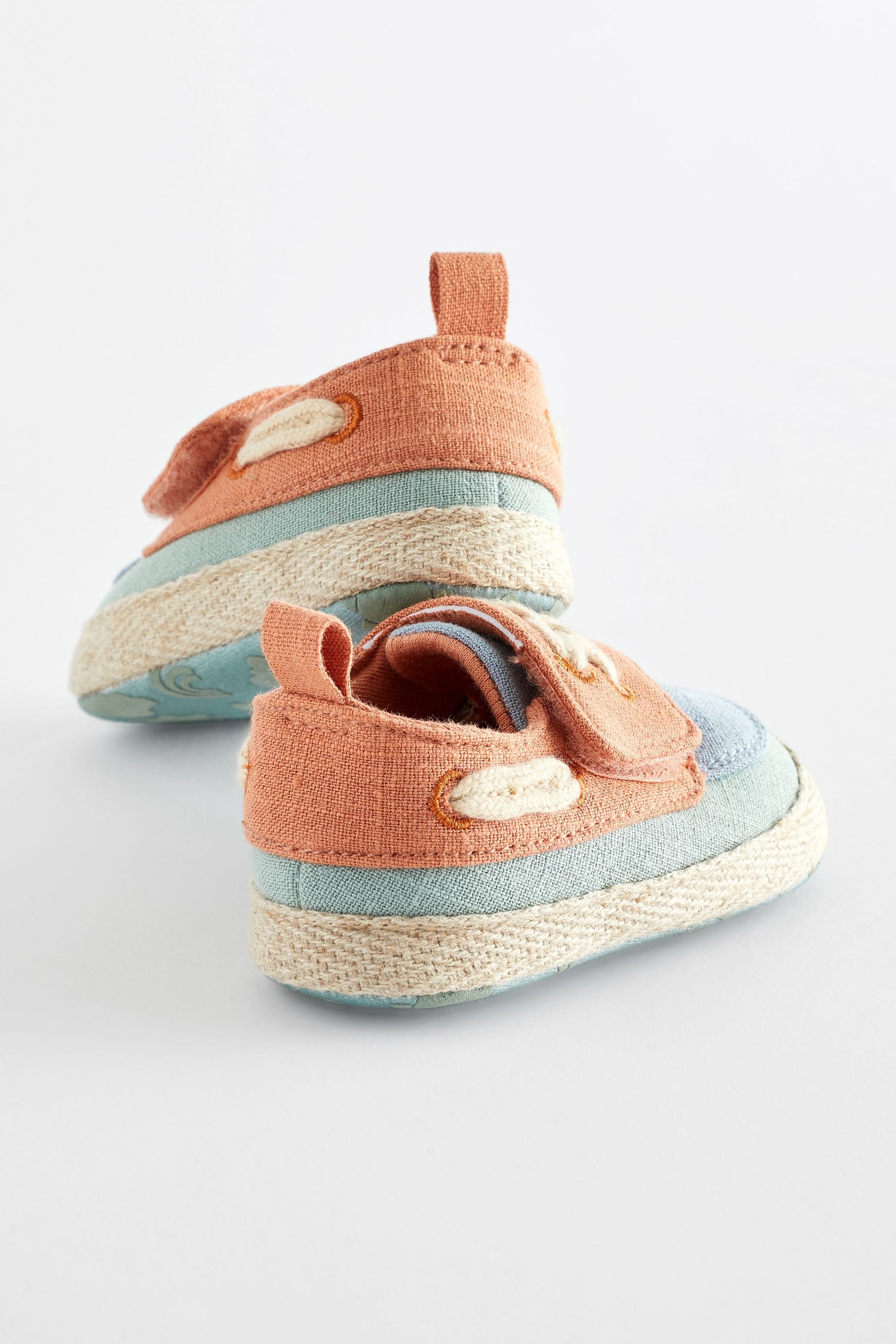 Bright Colourblock Baby Boat Shoes (0-24mths)