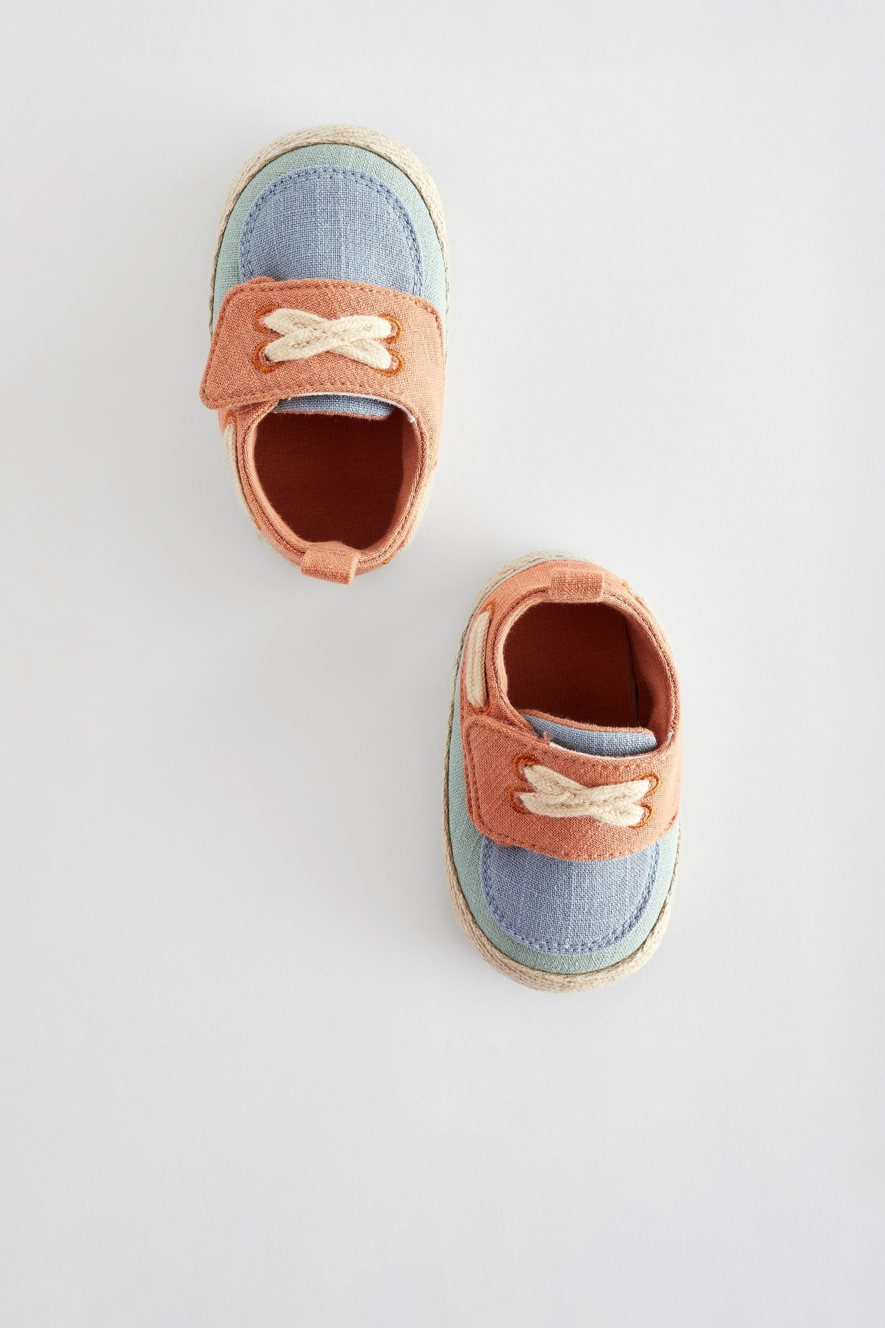 Bright Colourblock Baby Boat Shoes (0-24mths)