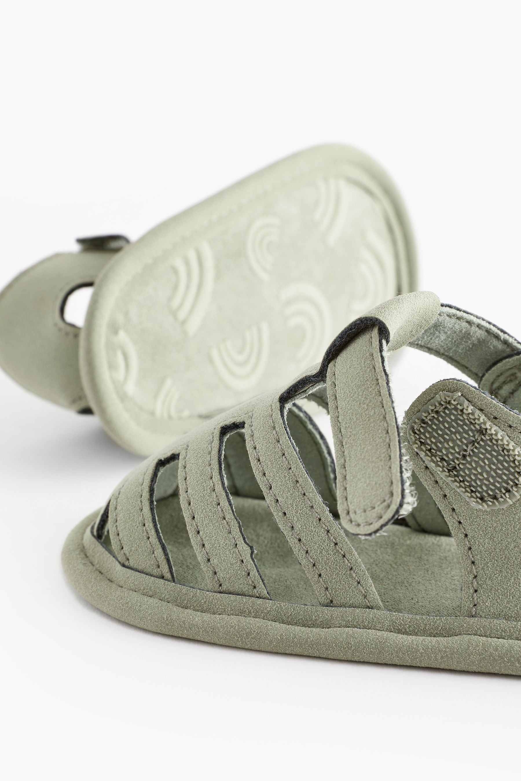 Sage Green Fisherman Baby Sandals (0-24mths)