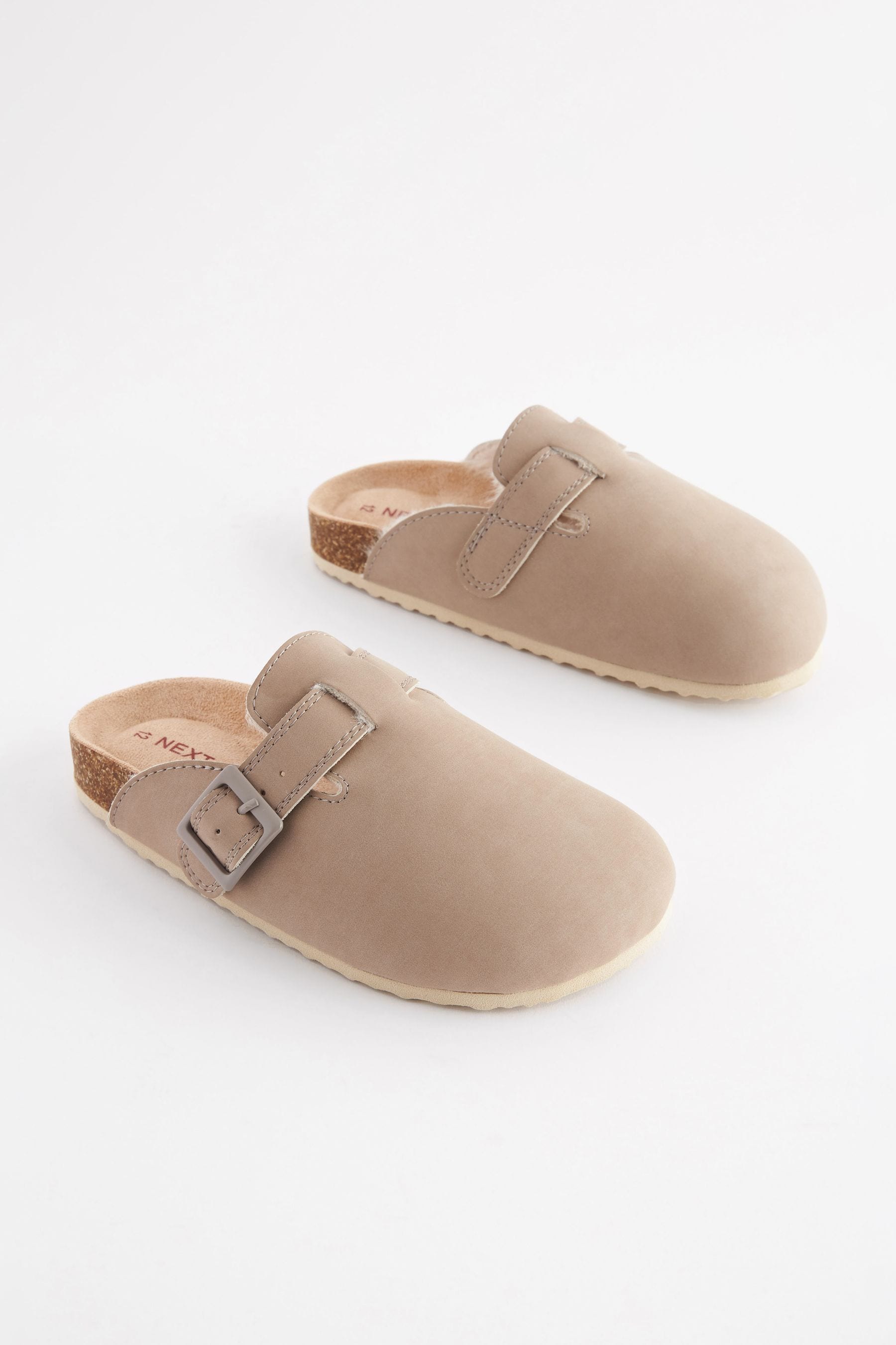 Neutral Stone Clog Slippers