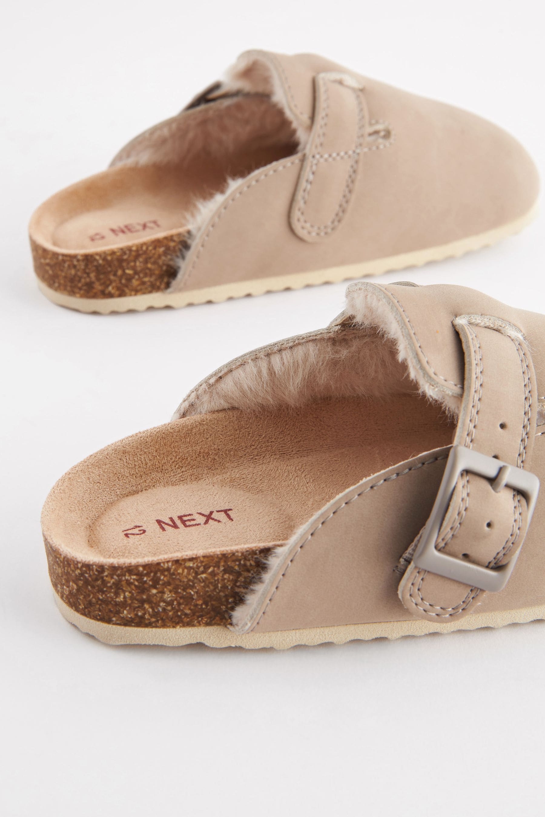 Neutral Stone Clog Slippers