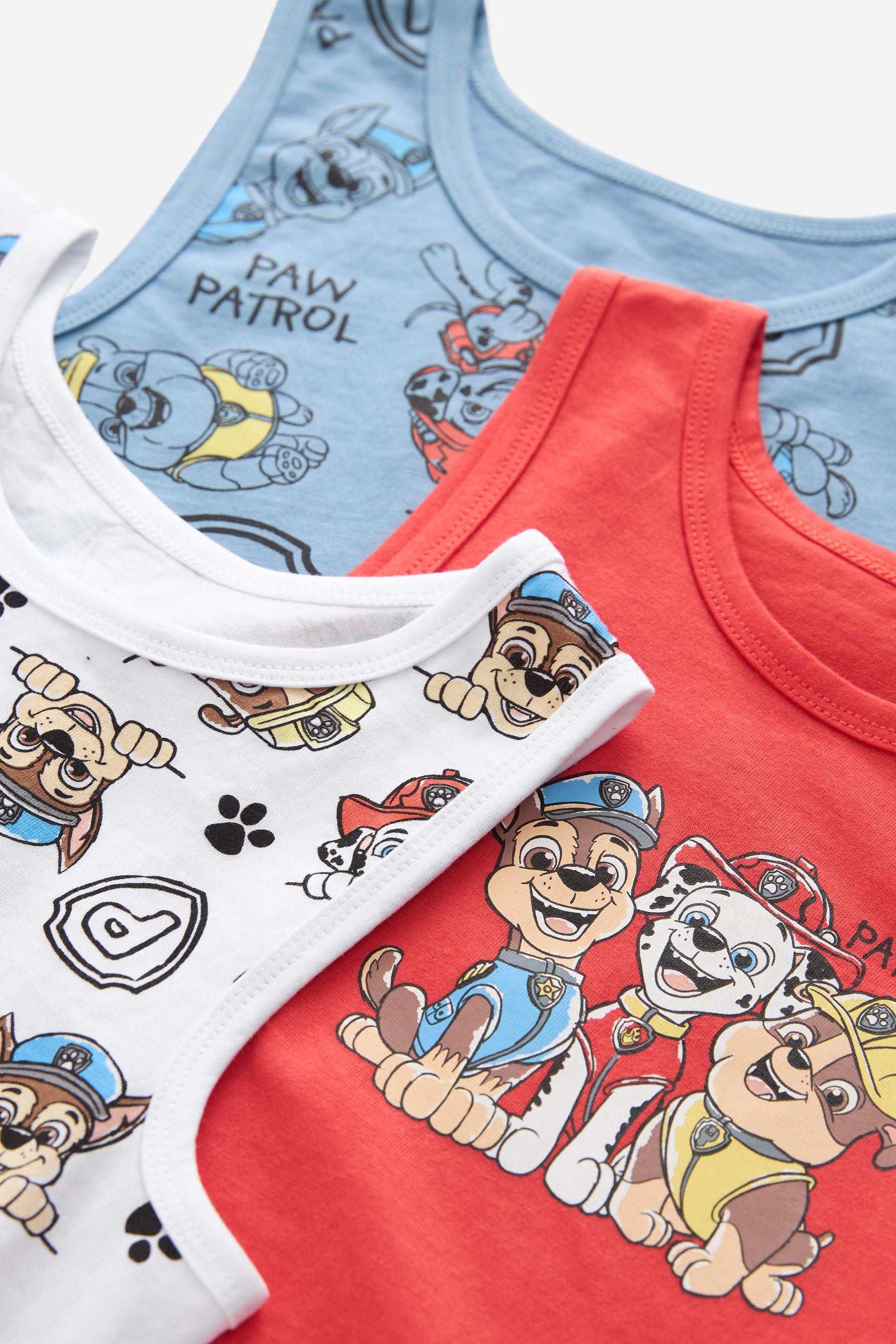 Paw Patrol License Vests 3 Pack (1.5-12yrs)