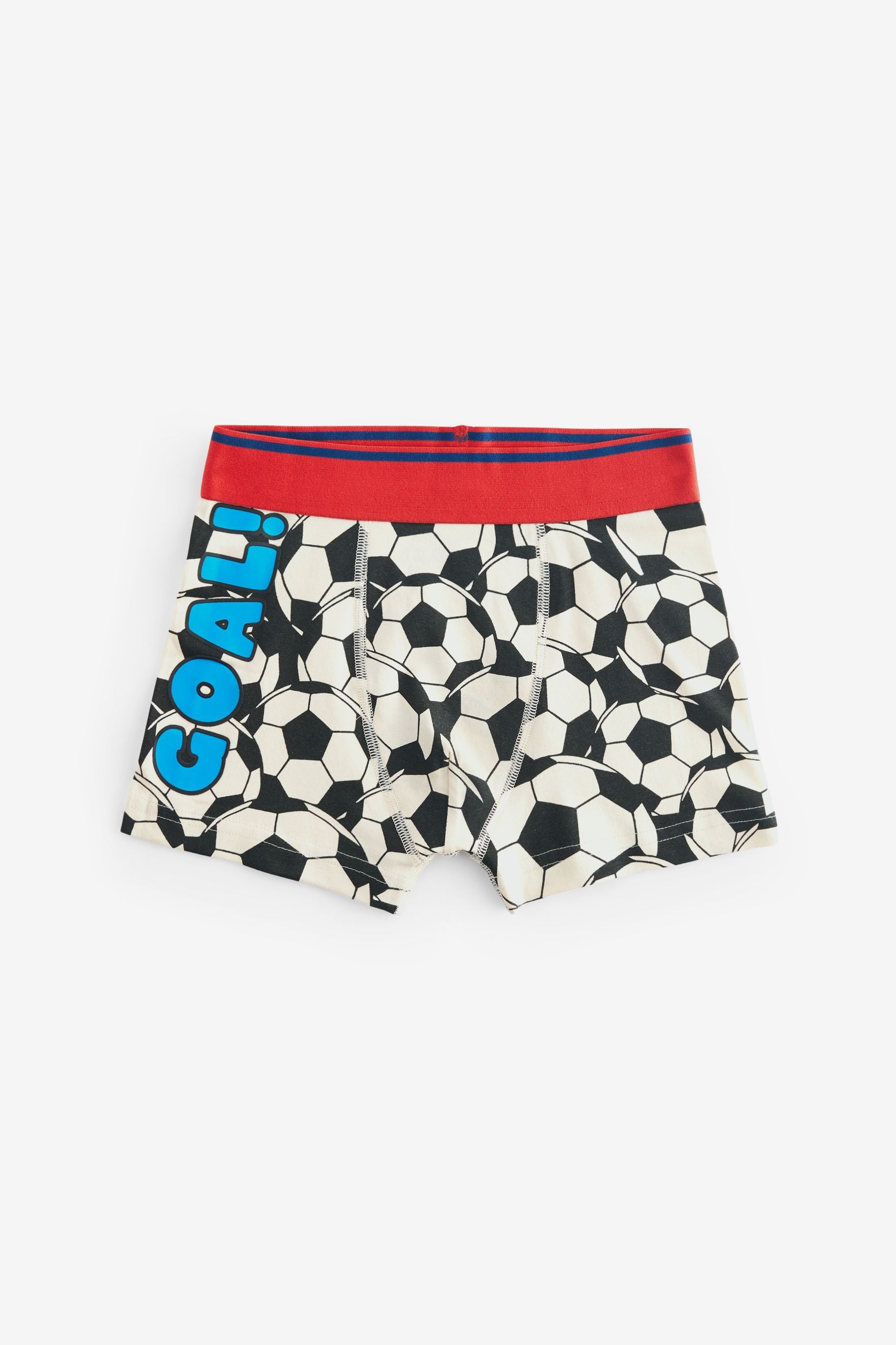 Football Print Trunks 5 Pack (1.5-16yrs)