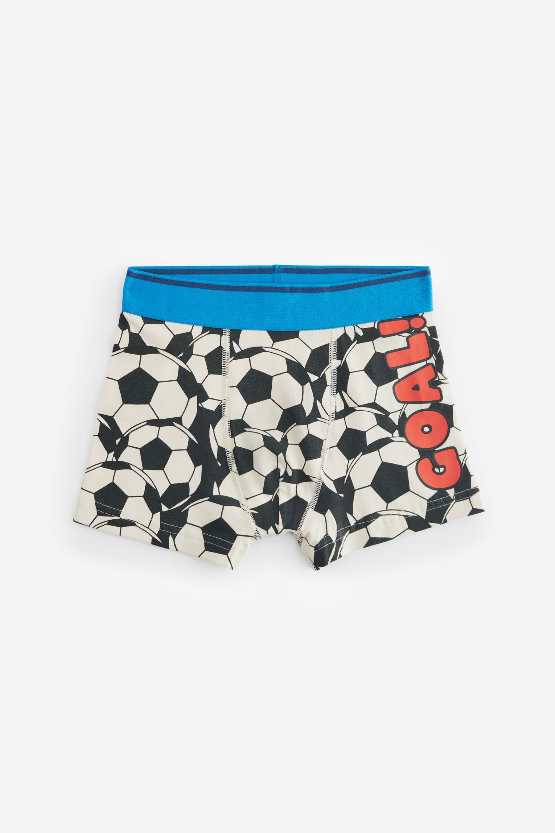 Football Print Trunks 5 Pack (1.5-16yrs)