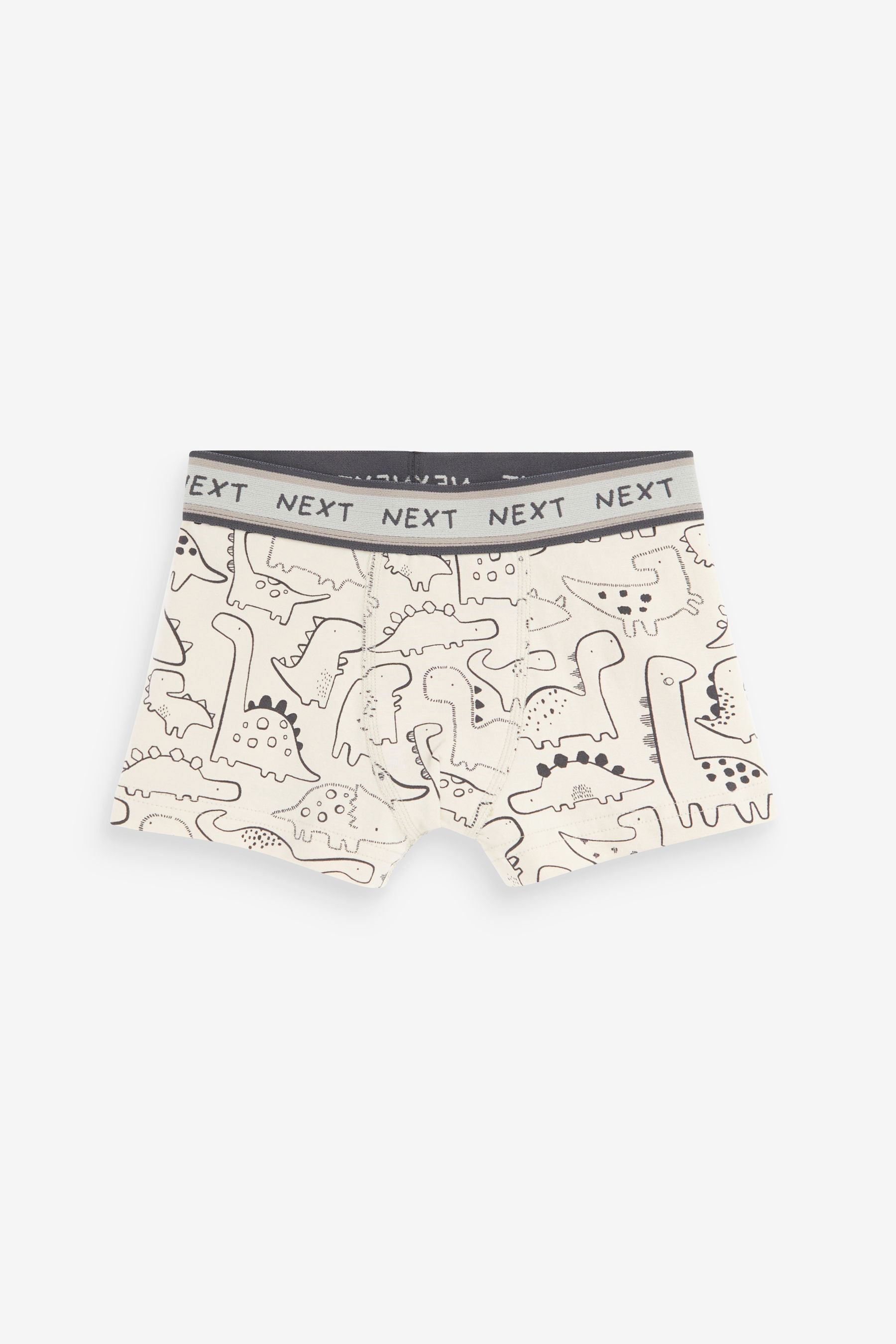 Monochrome Dino Print Mini Bright Trunks (1.5-12yrs)