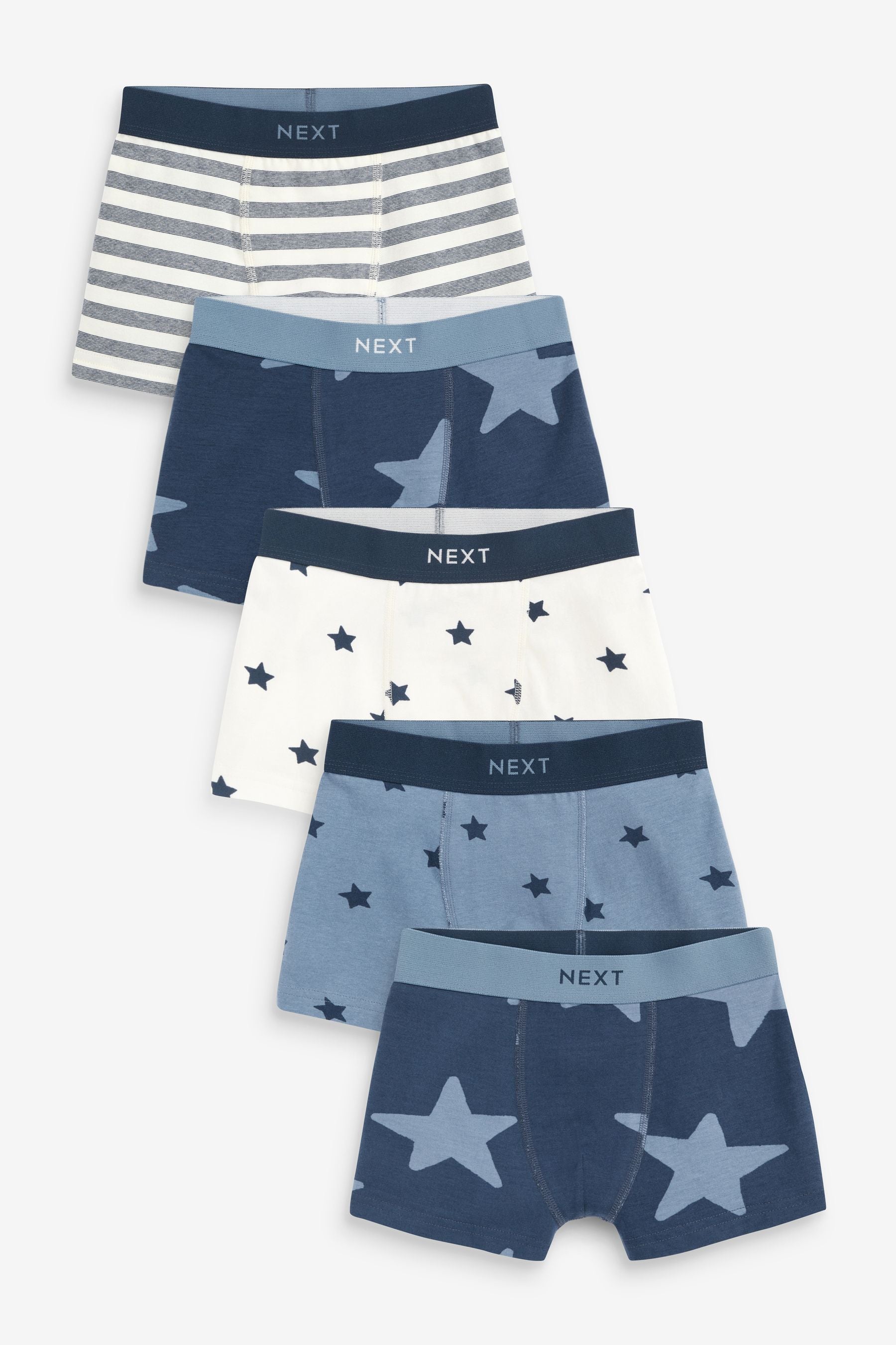 Blue Stars and Stripes Trunks 5 Pack (1.5-16yrs)