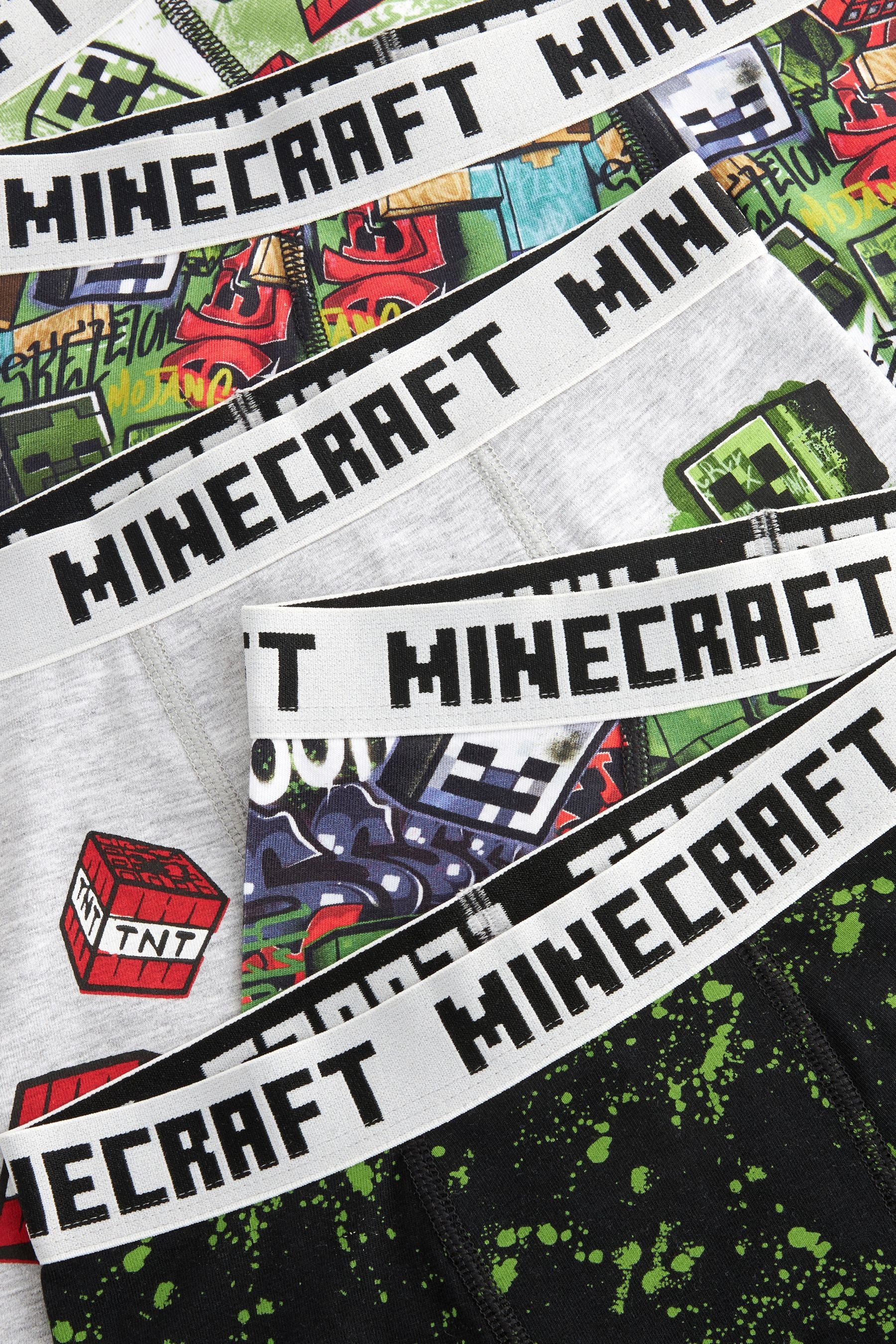 Minecraft License Trunks 5 Pack (3-16yrs)